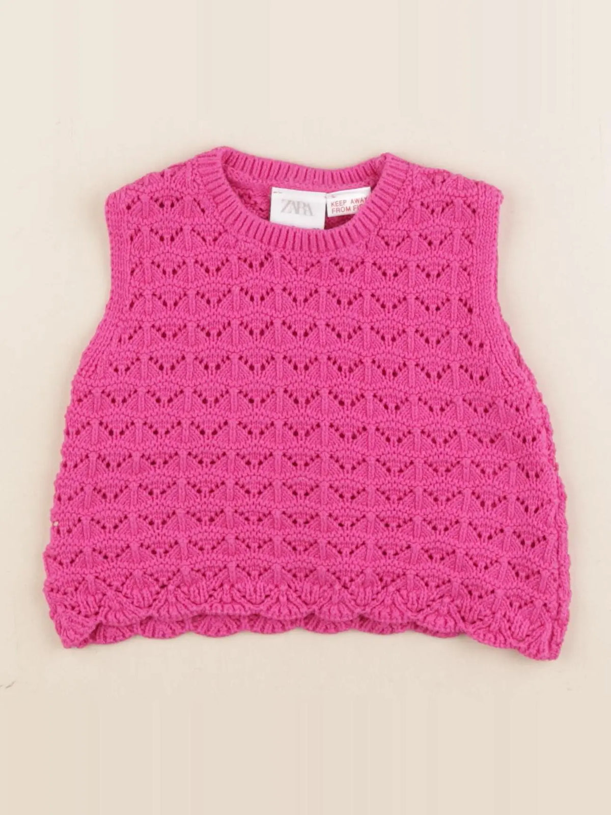 Zara - pull rose - 2 ans