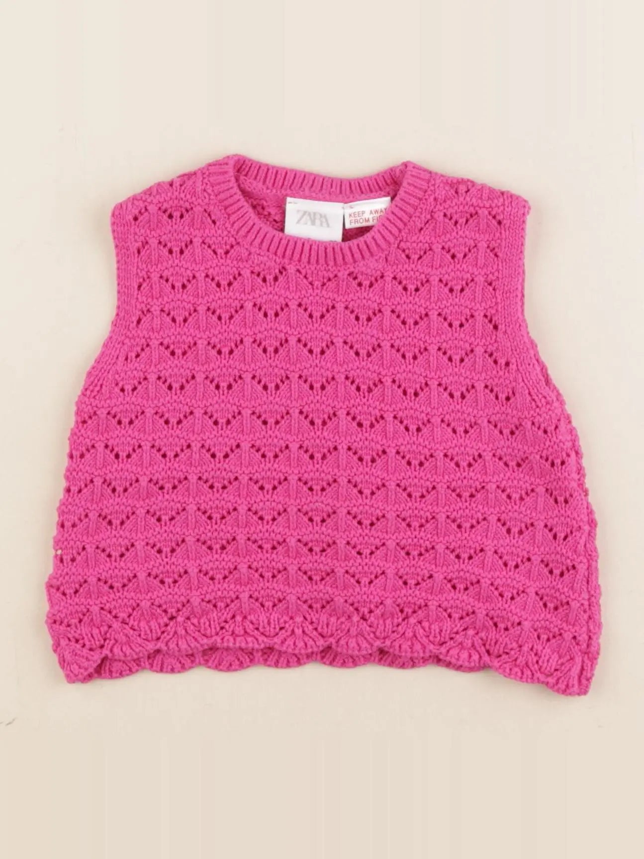 Zara - pull rose - 2 ans