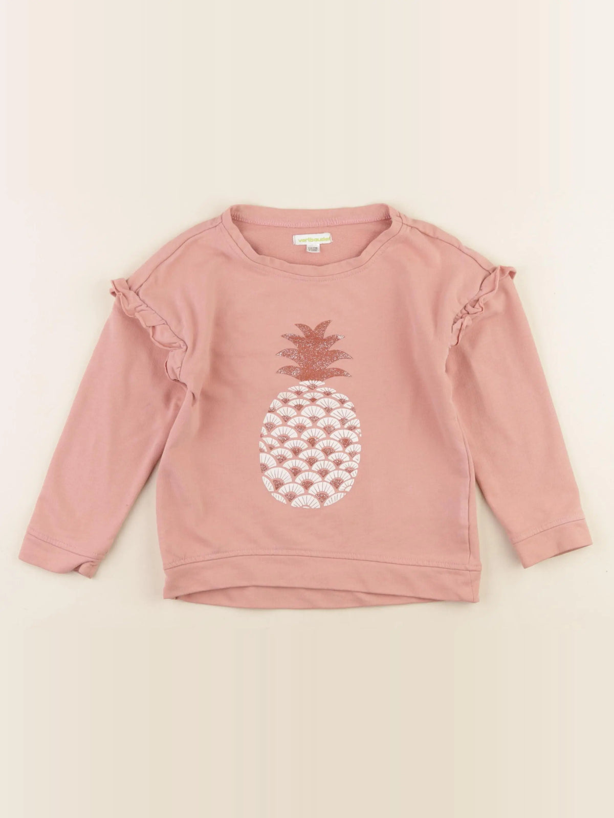 Vertbaudet - tee-shirt rose - 6 ans