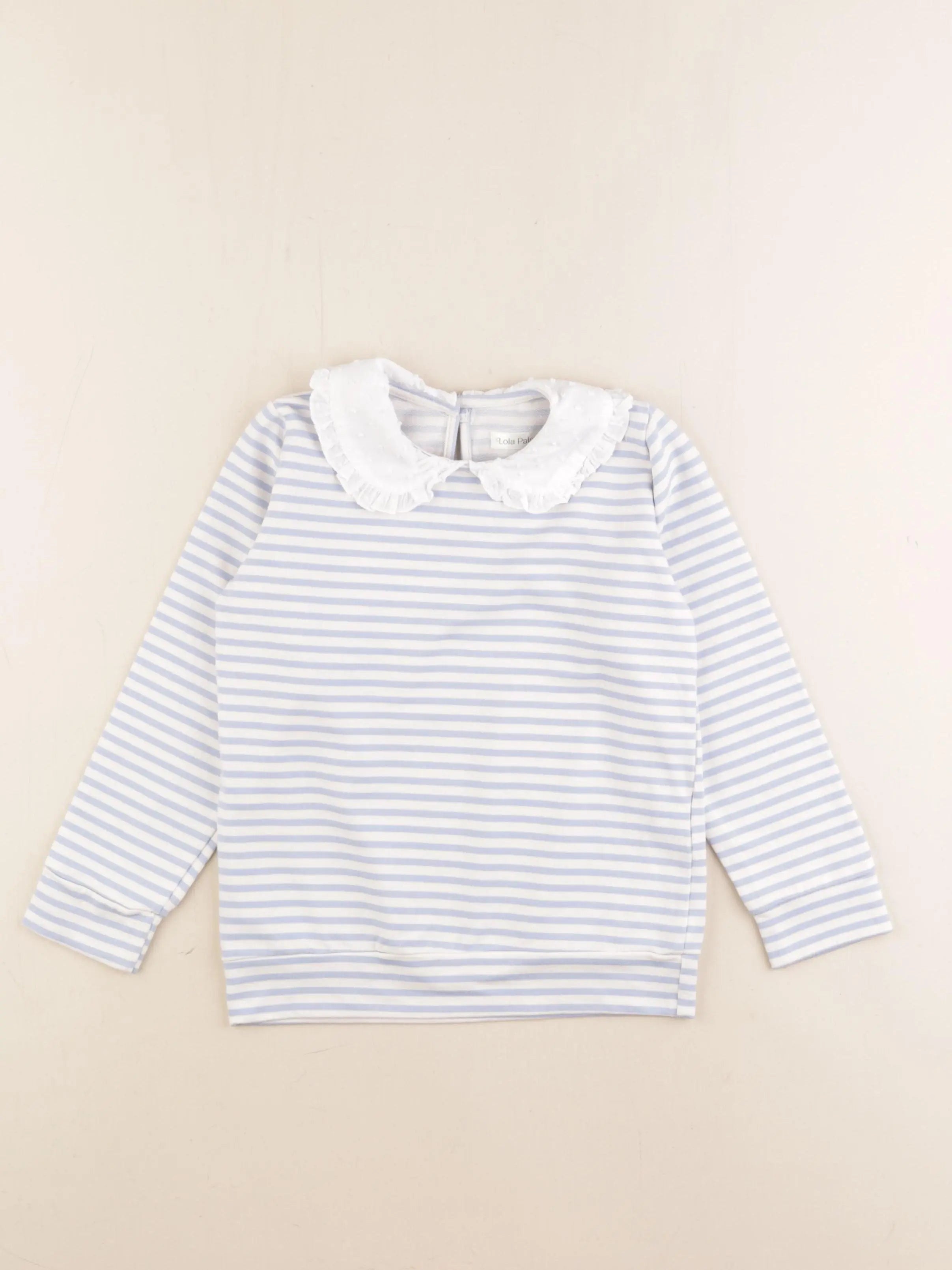 Lola Palacios - sweat bleu - 4 ans