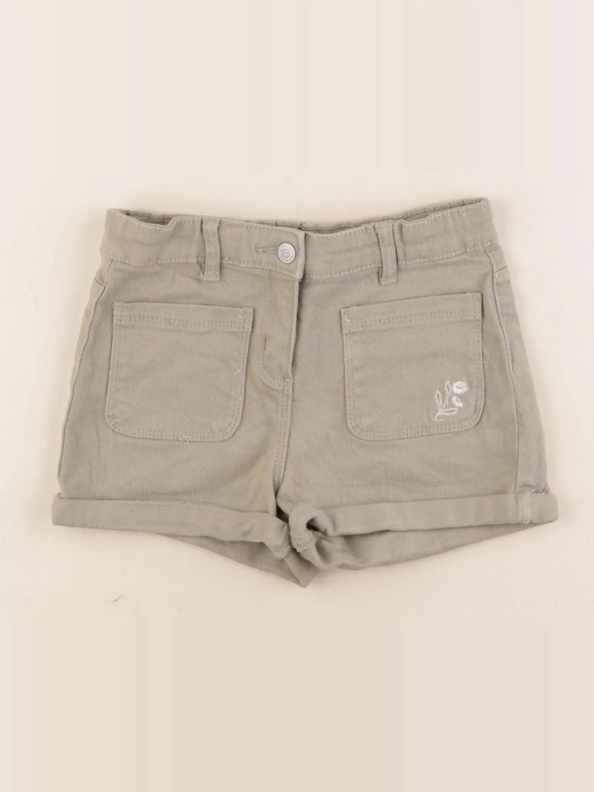 Vertbaudet - short vert - 8 ans