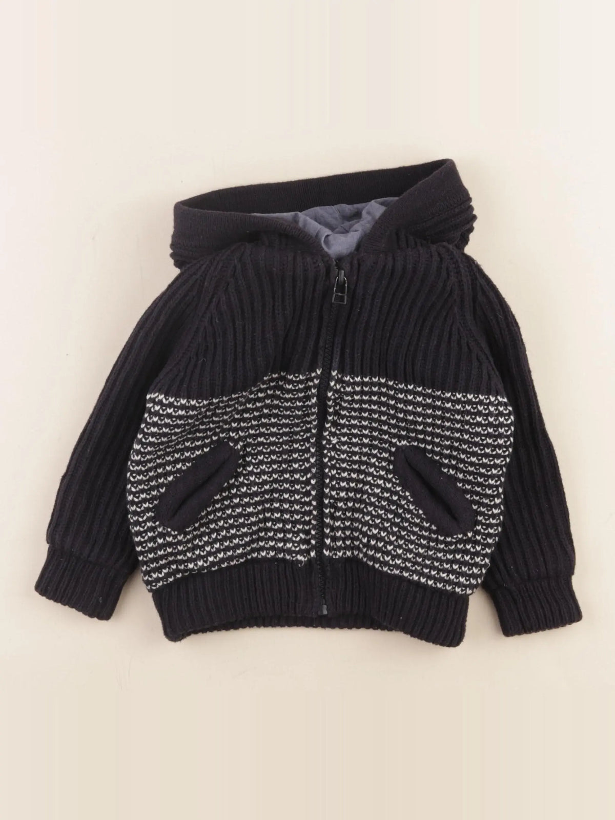 Cyrillus - pull bleu - 12 mois