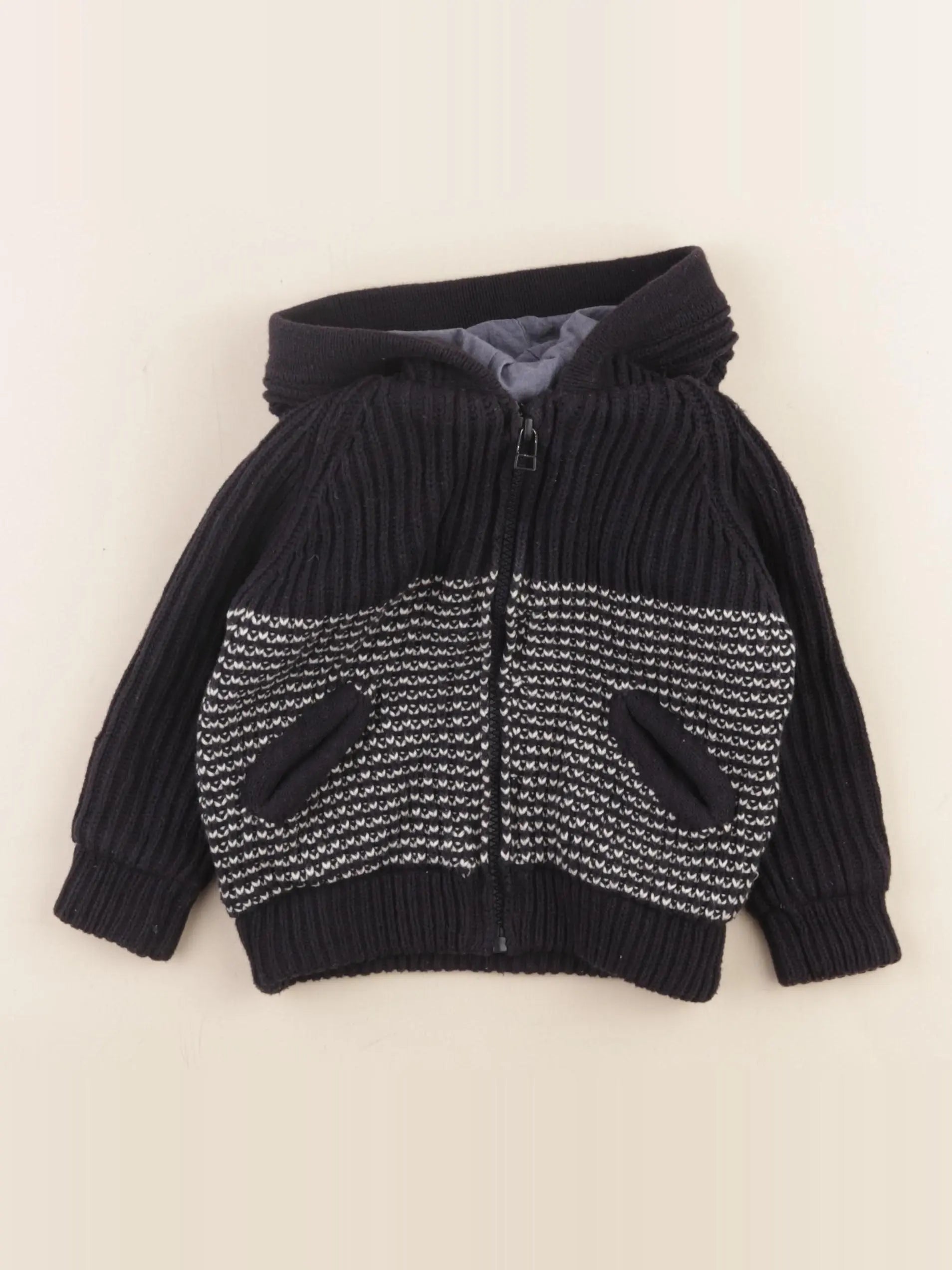 Cyrillus - pull bleu - 12 mois