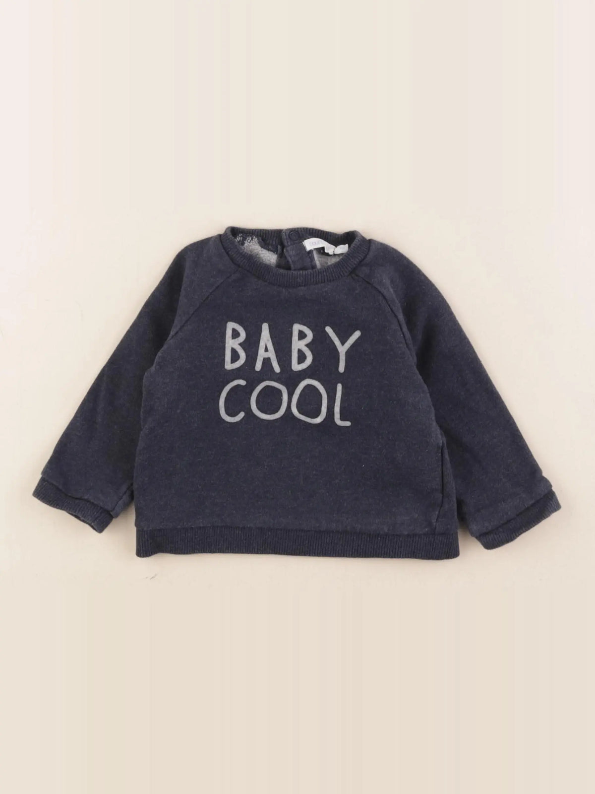 Boutchou - sweat bleu - 9 mois