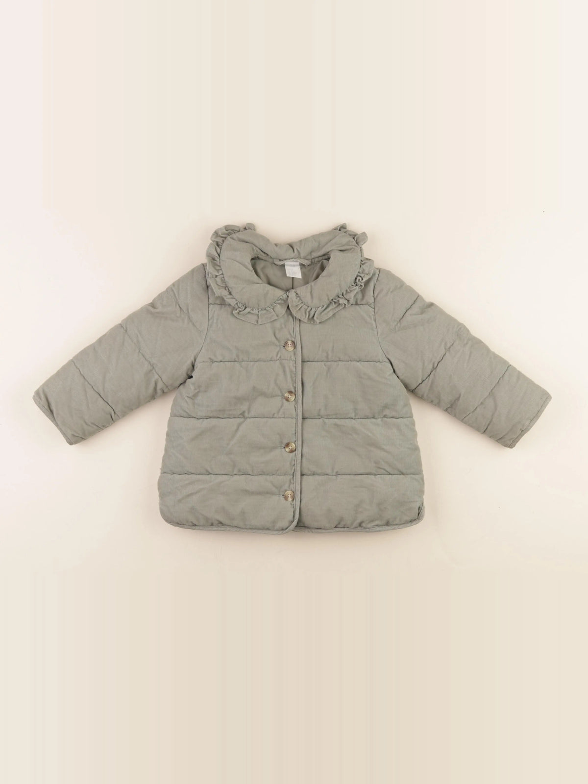 H&M - doudoune vert - 2/3 ans