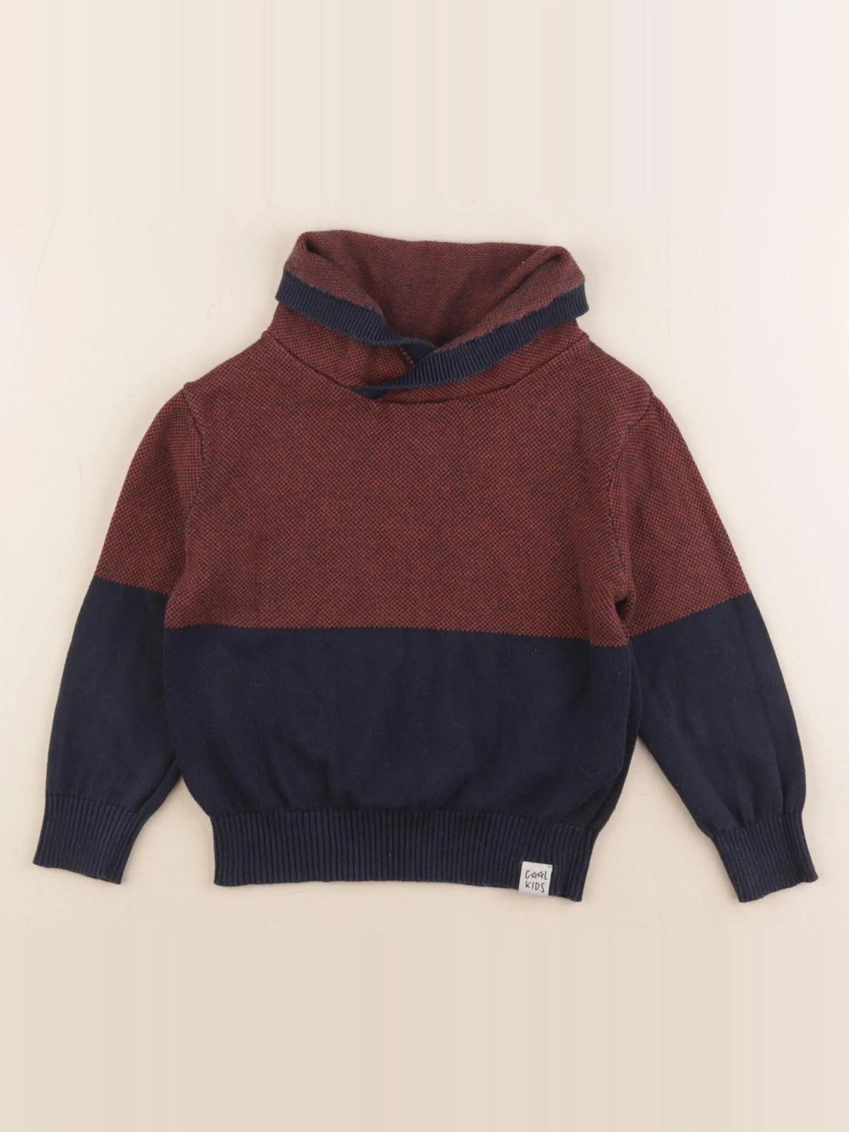 Vertbaudet - pull marron - 4 ans