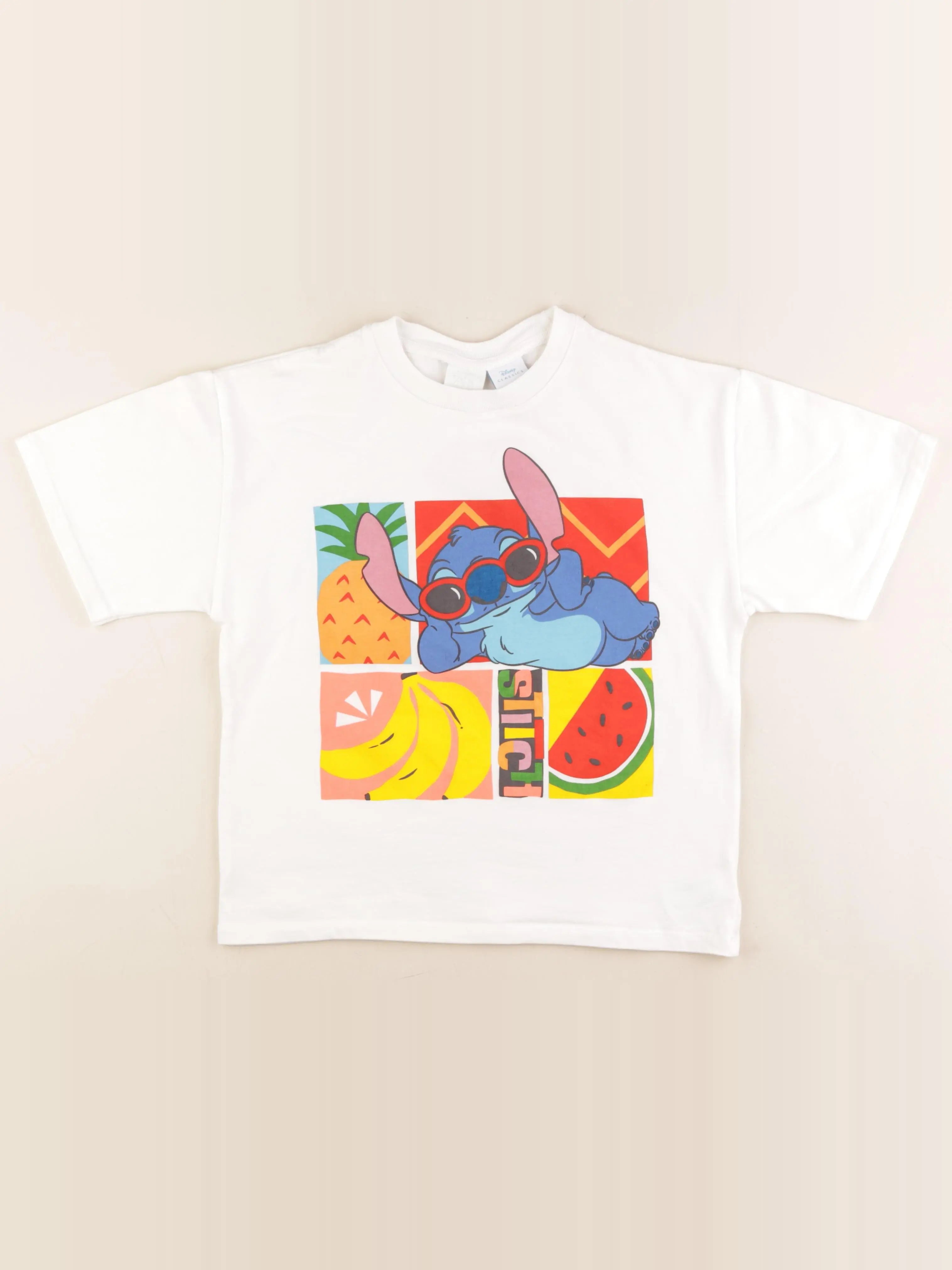 Zara - tee-shirt imprimé au dos blanc - 11/12 ans
