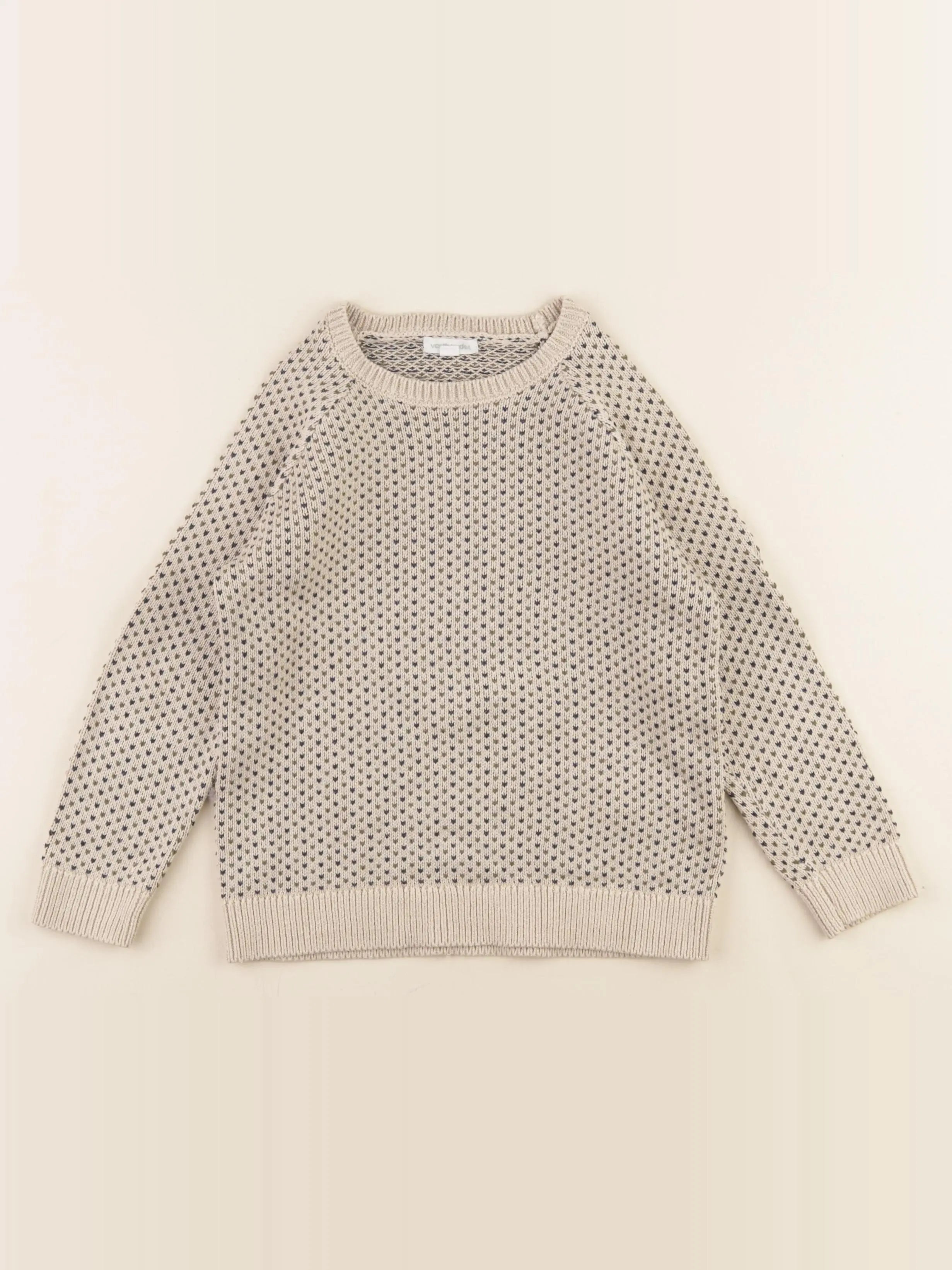 Vertbaudet - pull beige - 4 ans