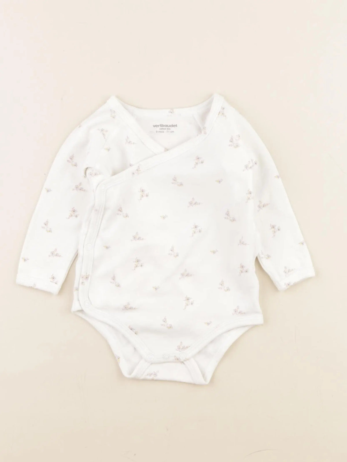 Vertbaudet - body blanc - 9 mois