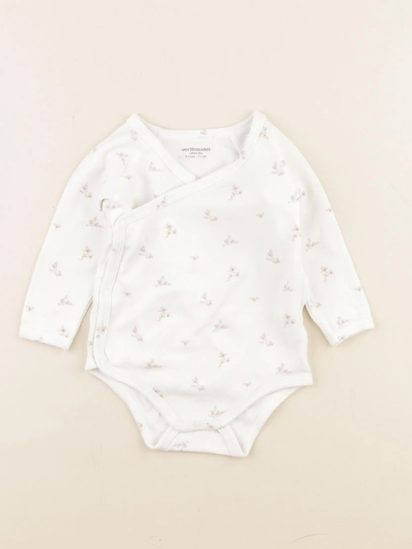 Vertbaudet - body blanc - 9 mois