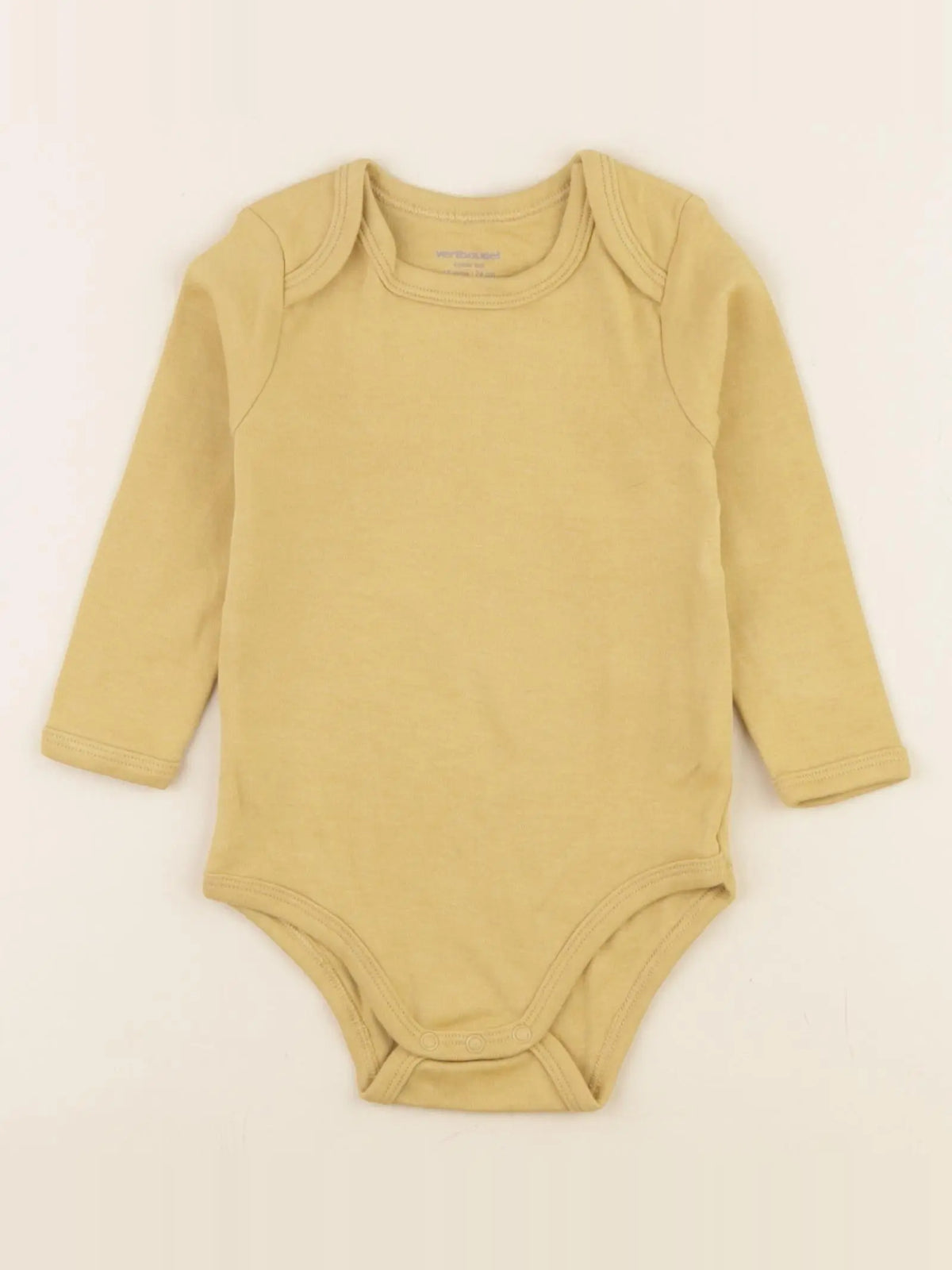 Vertbaudet - body jaune - 12 mois