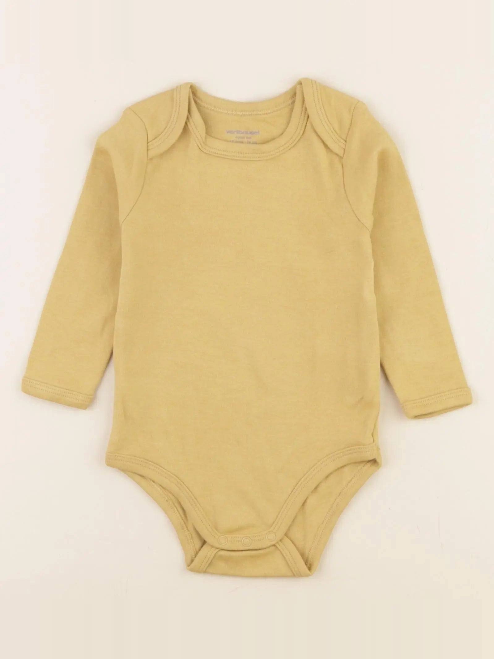 Vertbaudet - body jaune - 12 mois