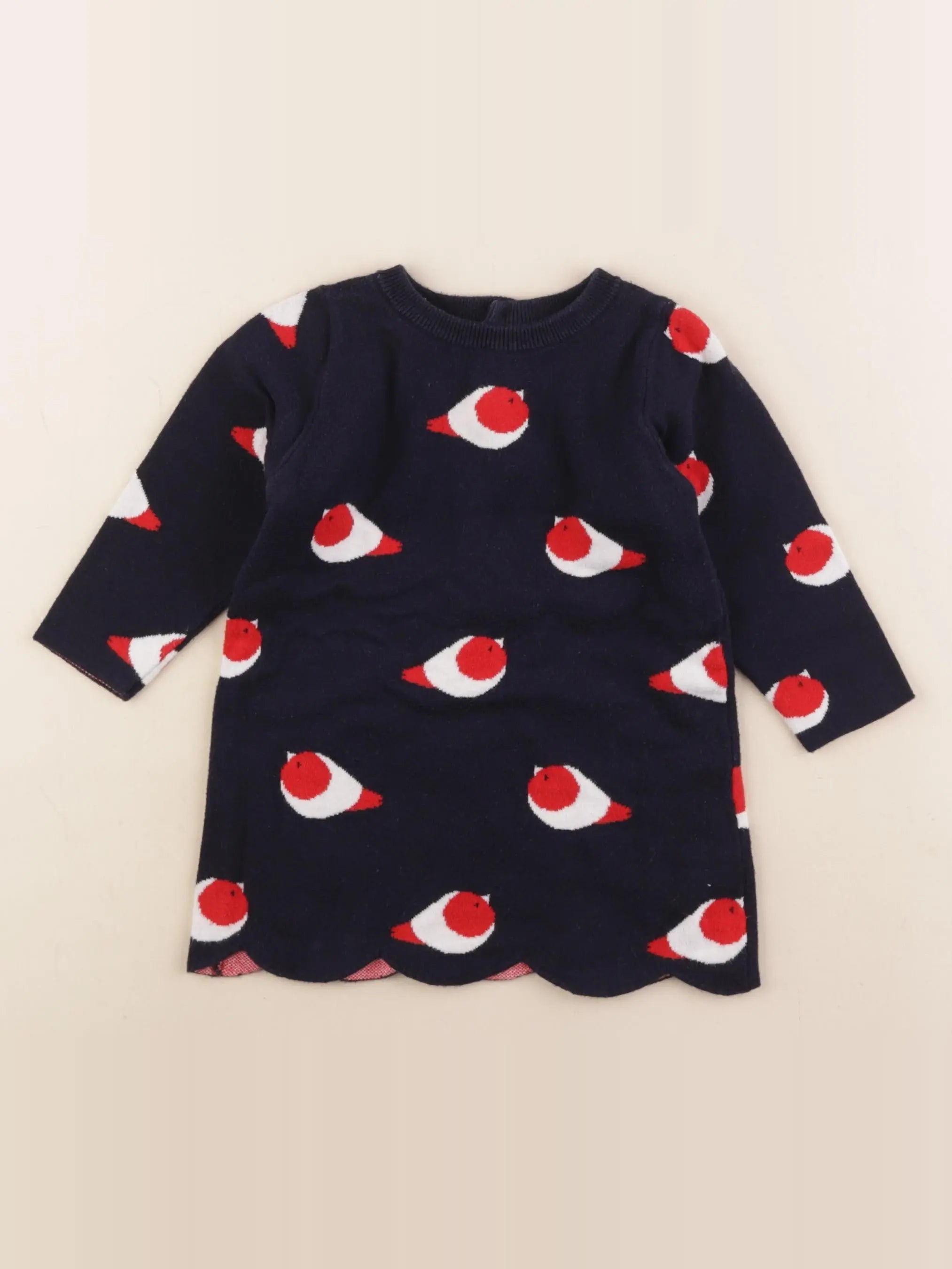 Jacadi - robe bleu - 12 mois