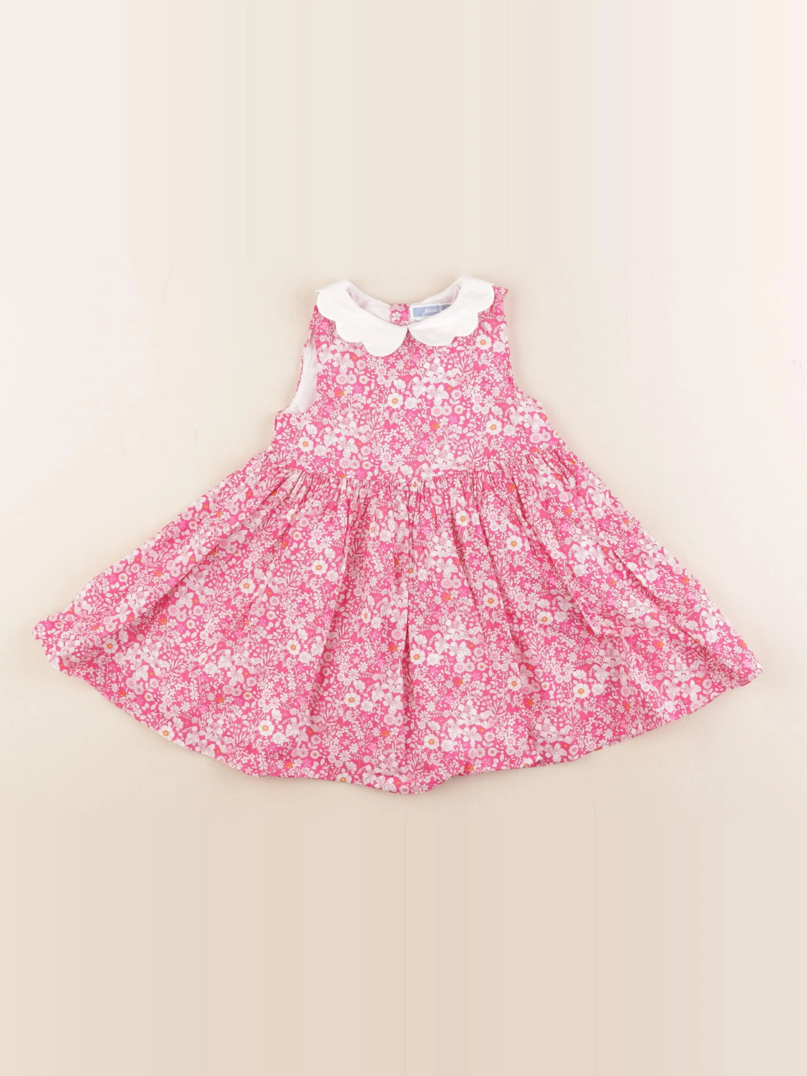 Jacadi - robe liberty rose - 24 mois