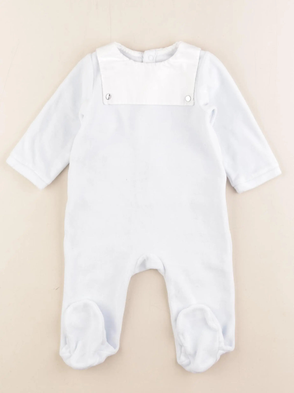 Jacadi - pyjama velours bleu - 9 mois