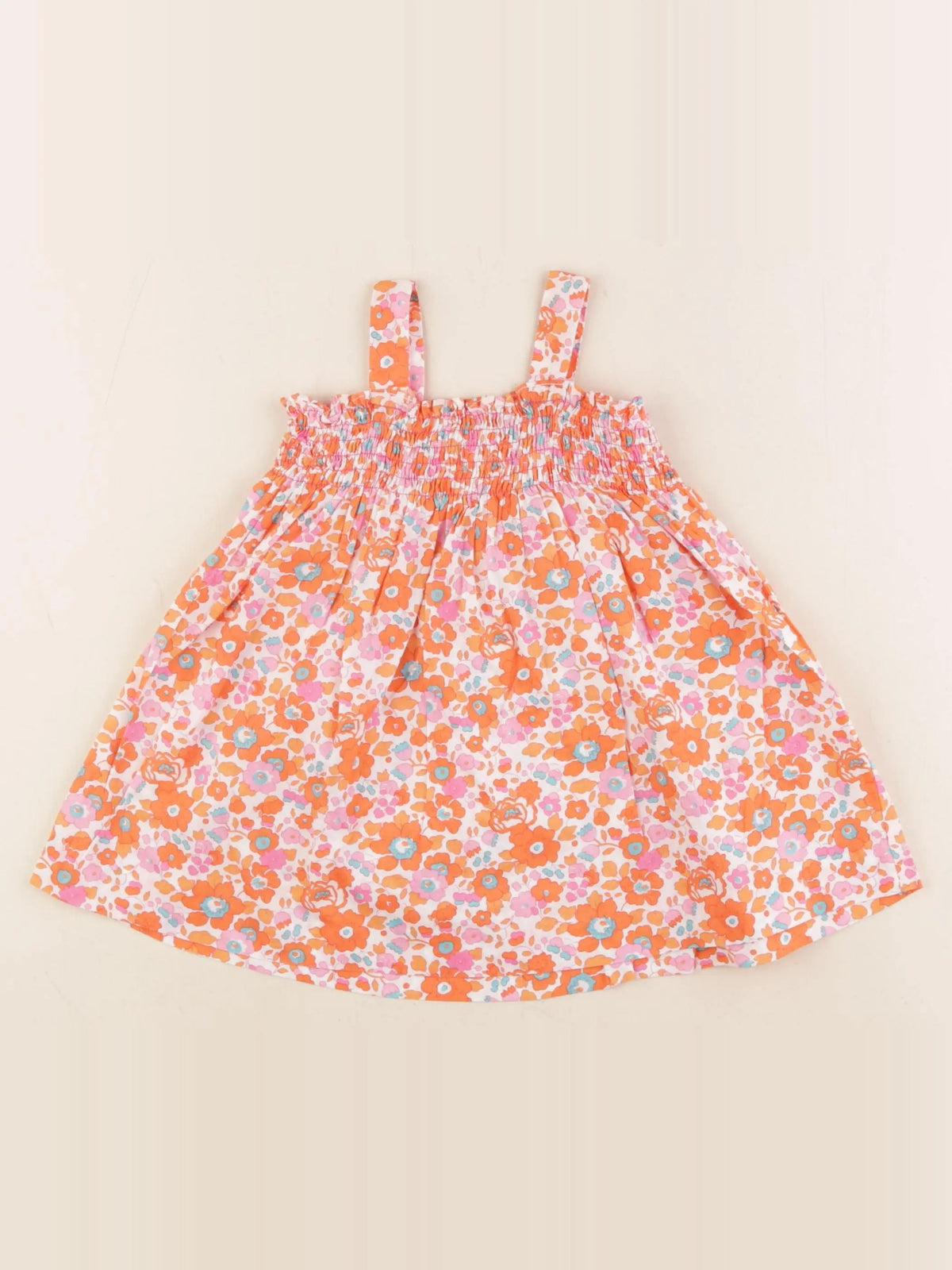 Jacadi - robe liberty multicolore - 12 mois