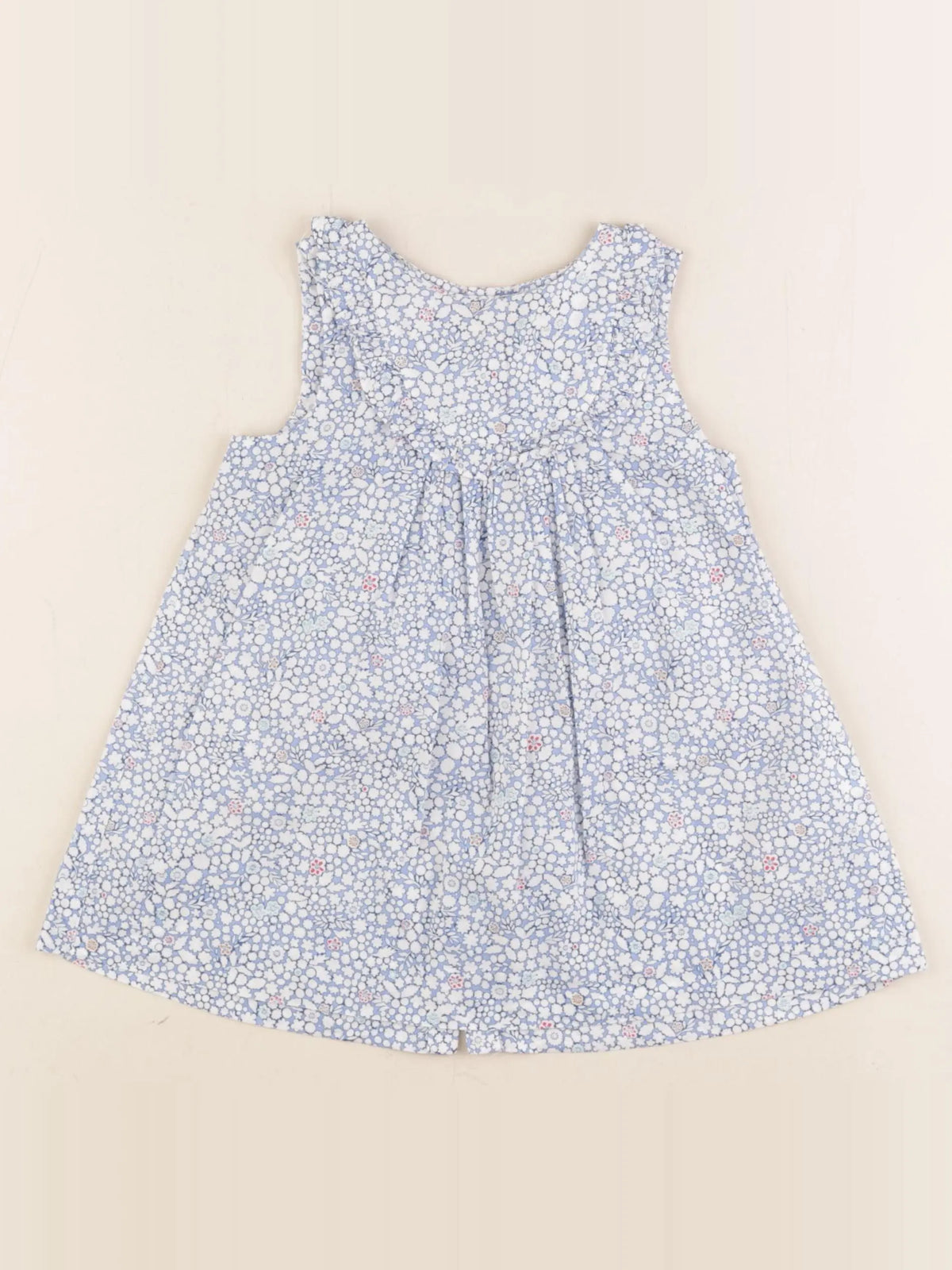Jacadi - robe liberty bleu - 18 mois