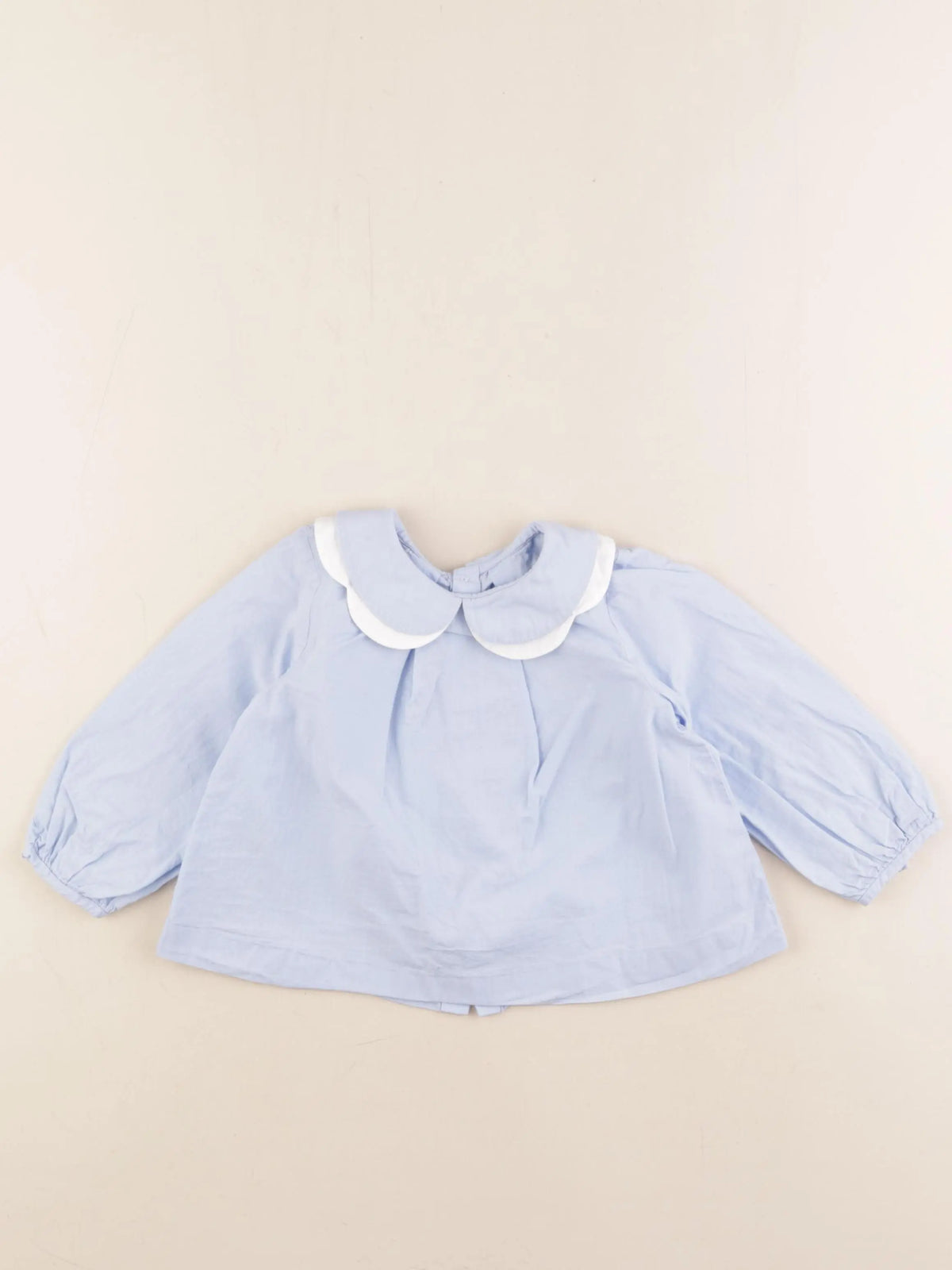 Jacadi - blouse bleu - 24 mois