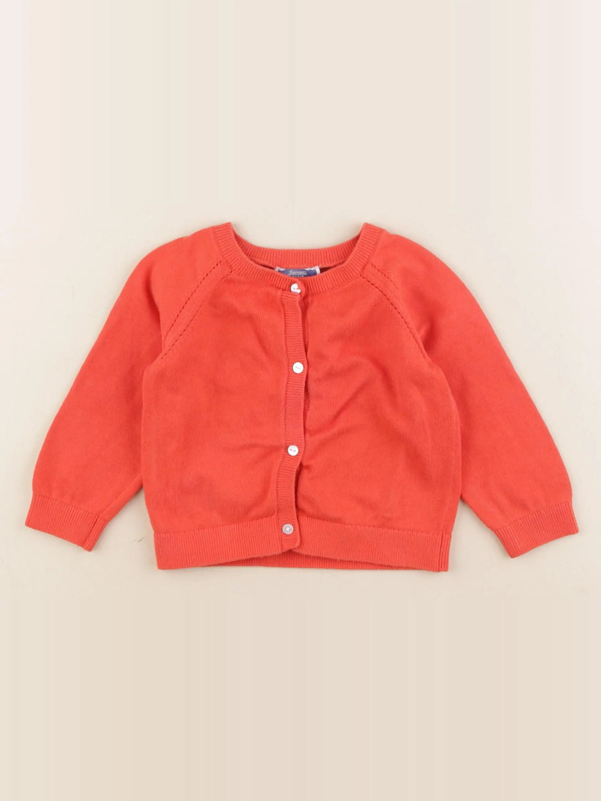 Jacadi - gilet orange - 18 mois