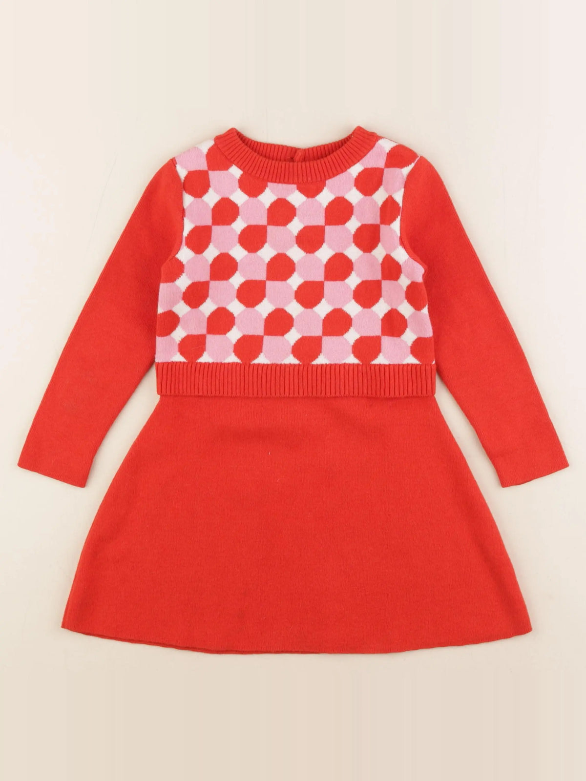 Jacadi - robe rouge - 4 ans