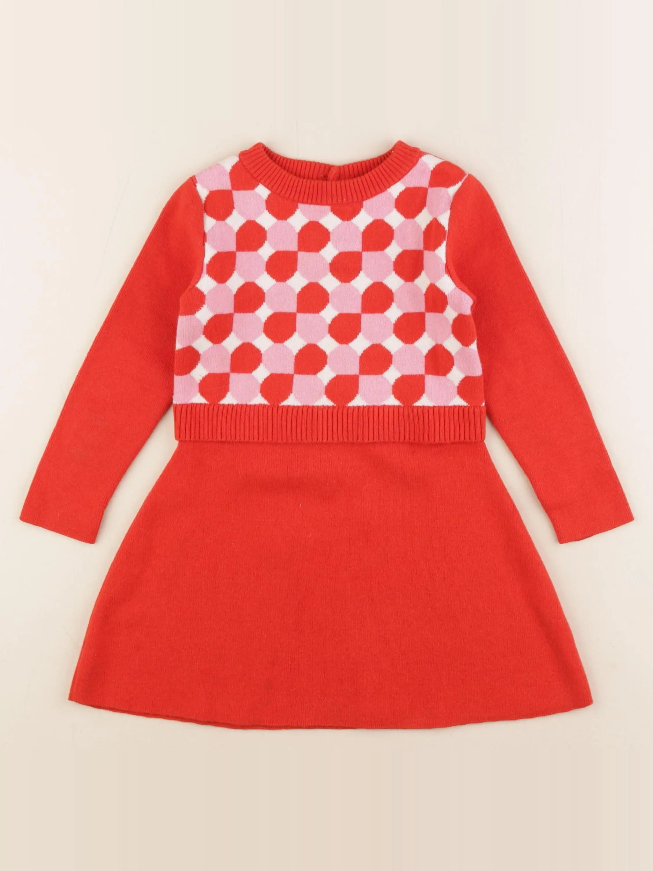 Jacadi - robe rouge - 4 ans