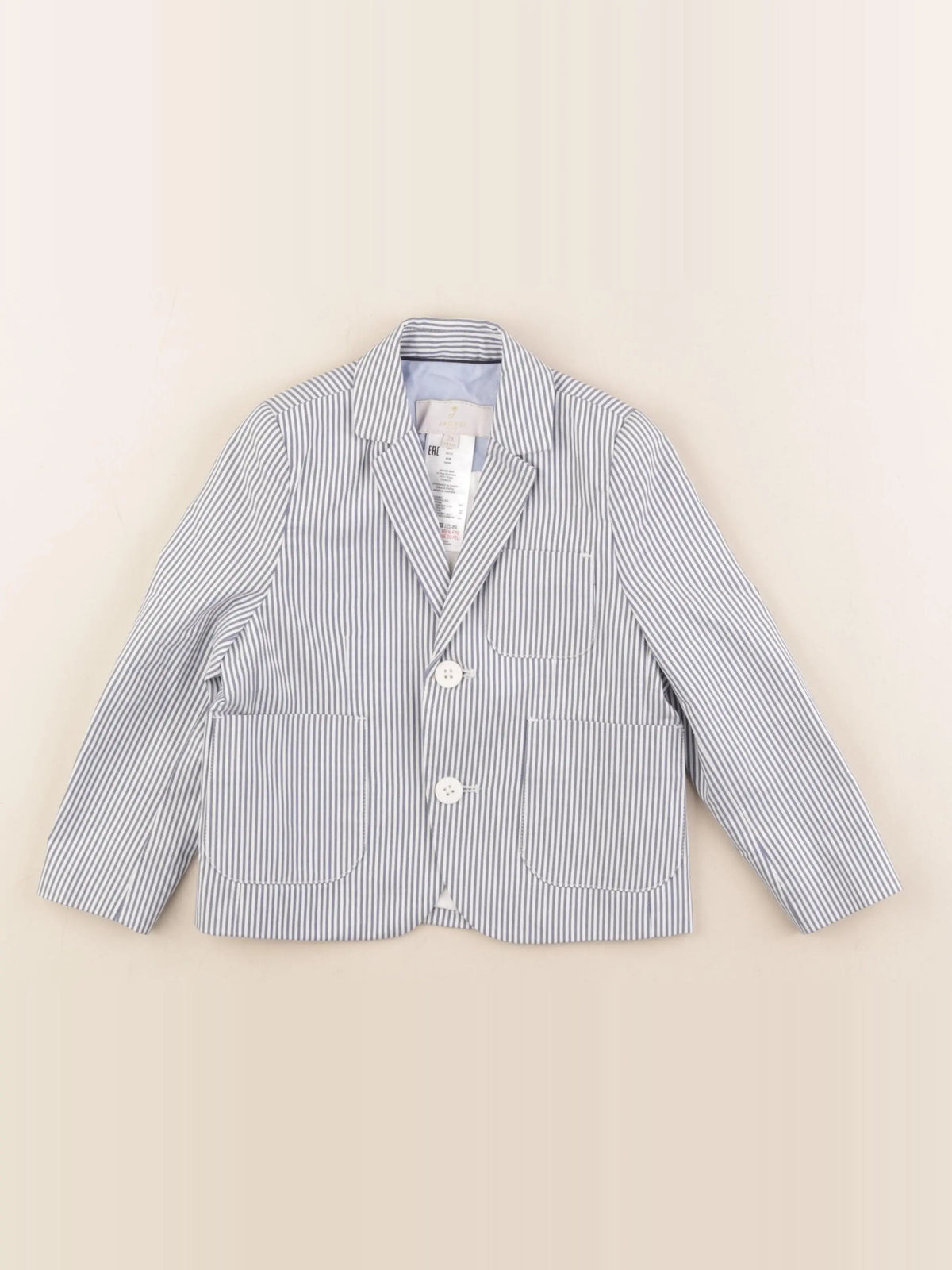 Jacadi - veste doublé bleu - 3 ans