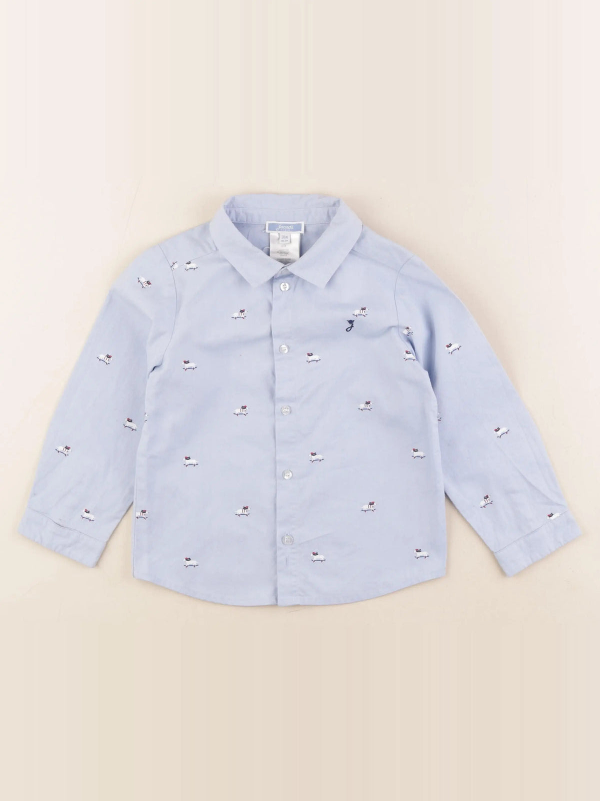 Jacadi - chemise bleu - 36 mois