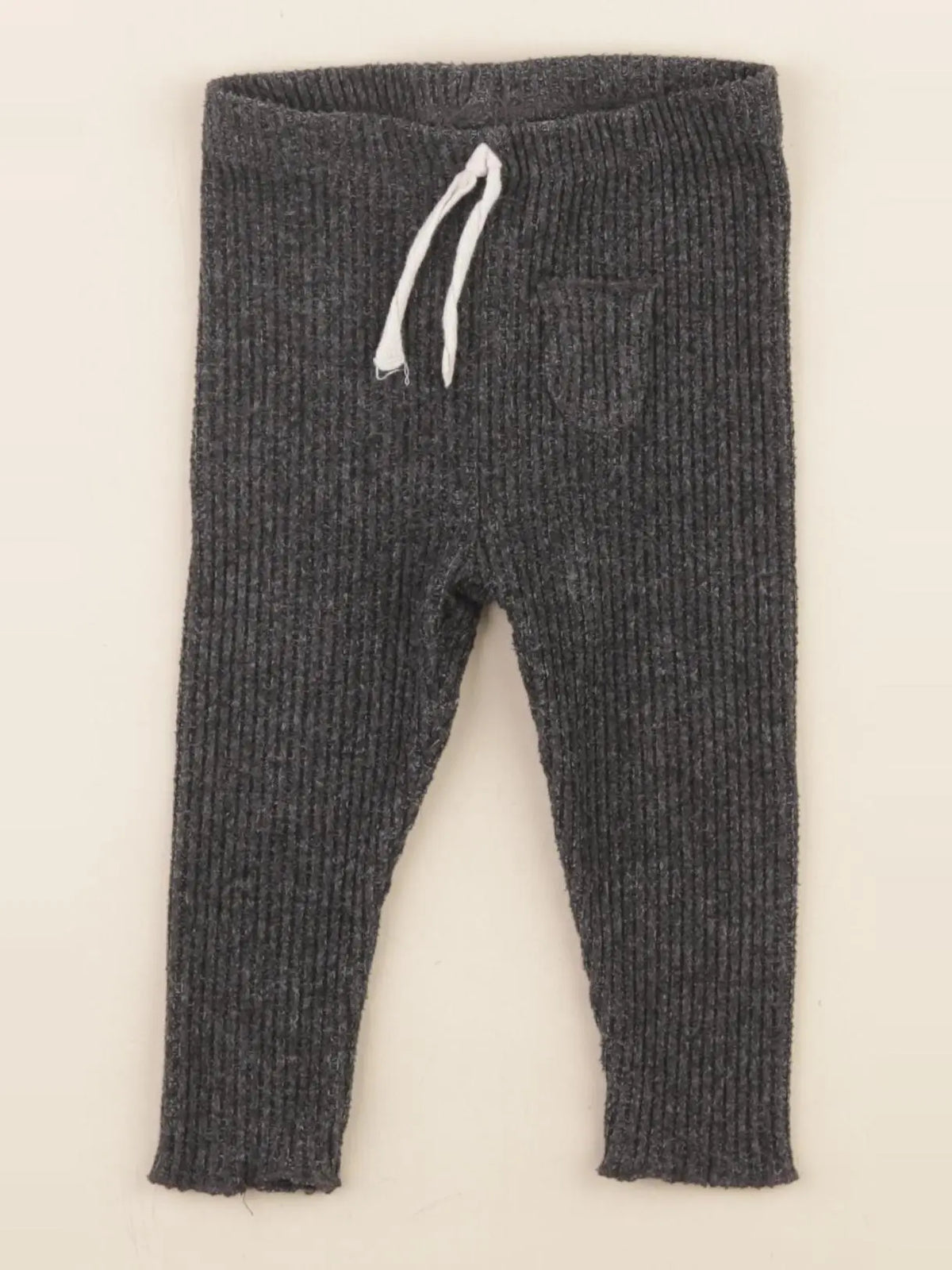 Zara - legging gris - 6/9 mois