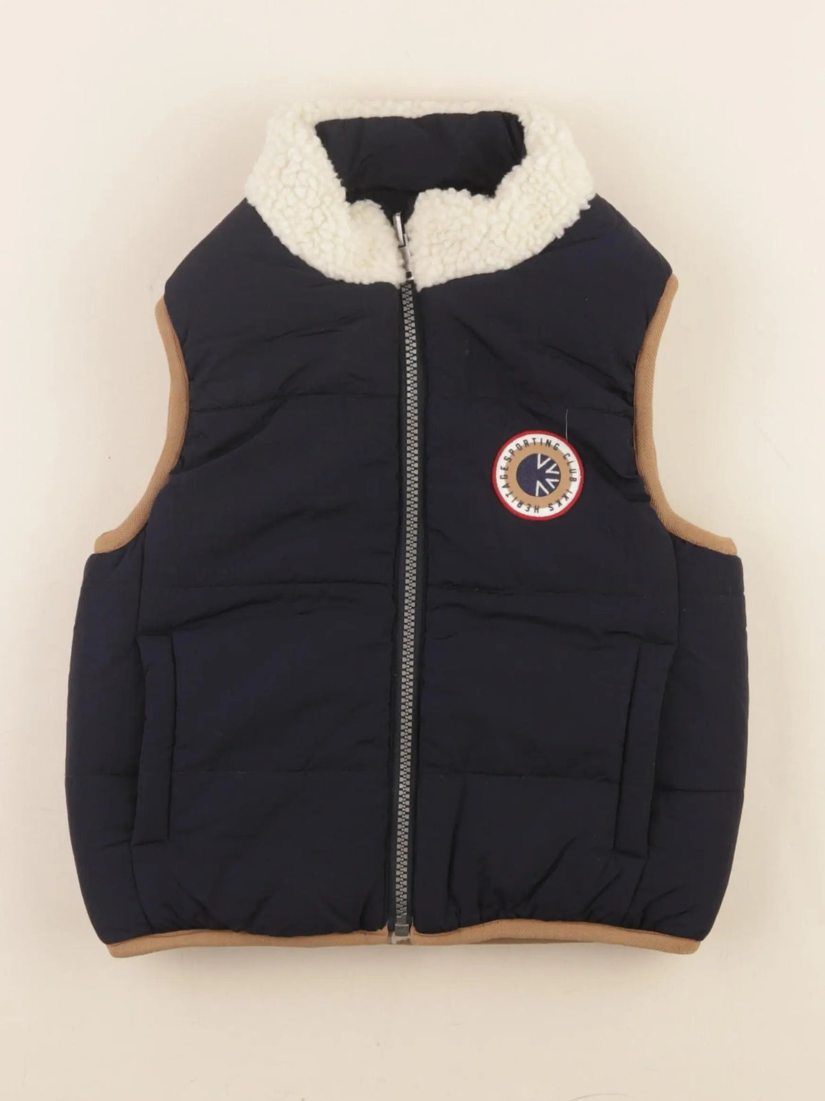 IKKS - doudoune réversible bleu - 4 ans