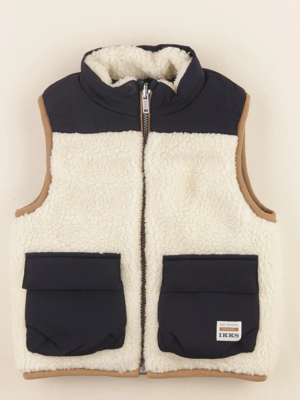 IKKS - doudoune réversible bleu - 4 ans