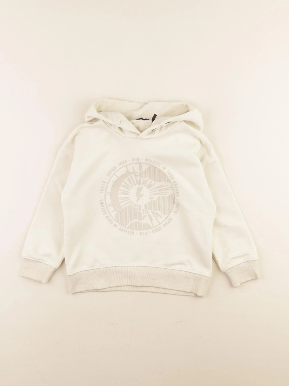 IKKS - sweat beige - 4 ans