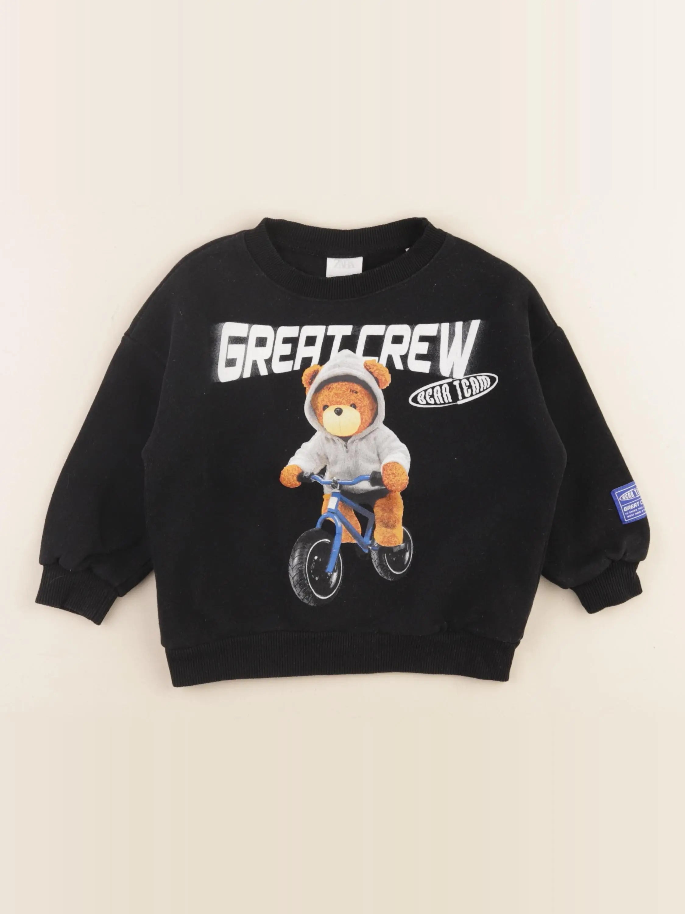 Zara - sweat noir - 3 ans