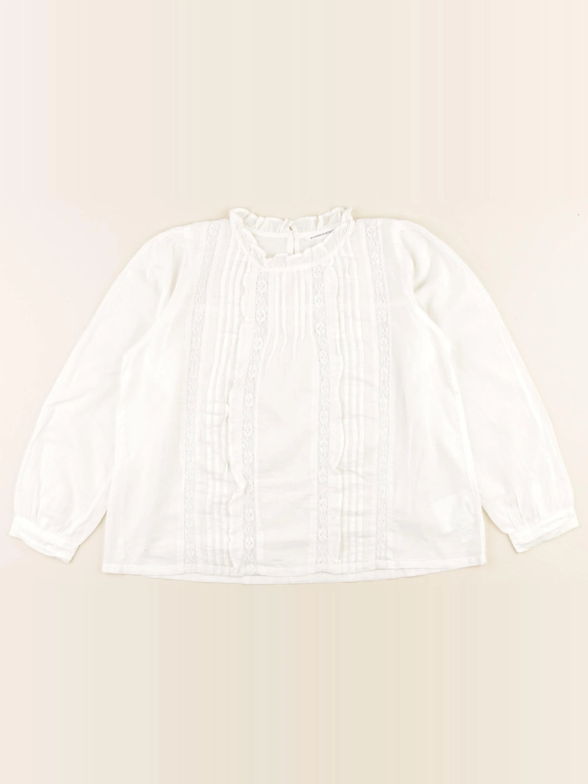 Monoprix - blouse blanc - 10 ans