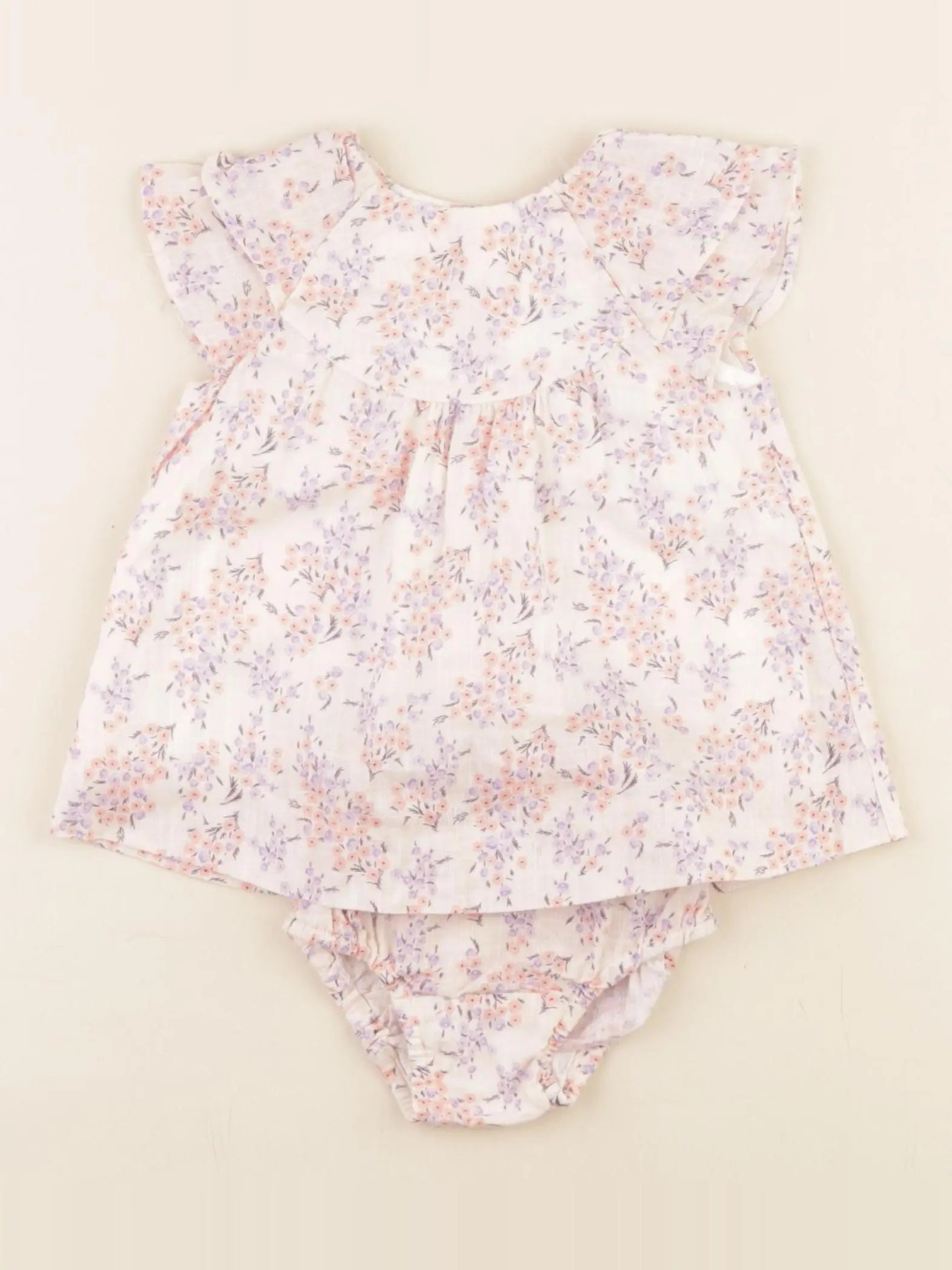 Zara - robe rose - 3/6 mois