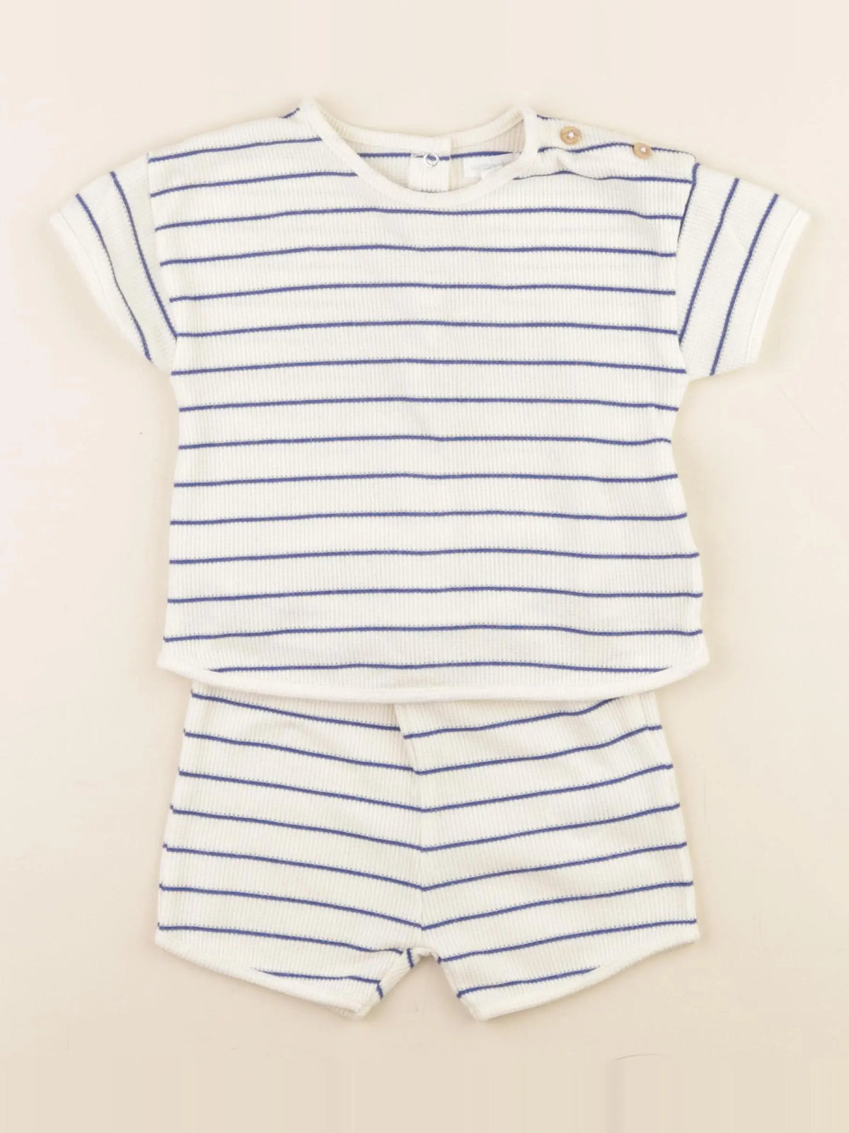 Vertbaudet - ensemble bleu - 18 mois