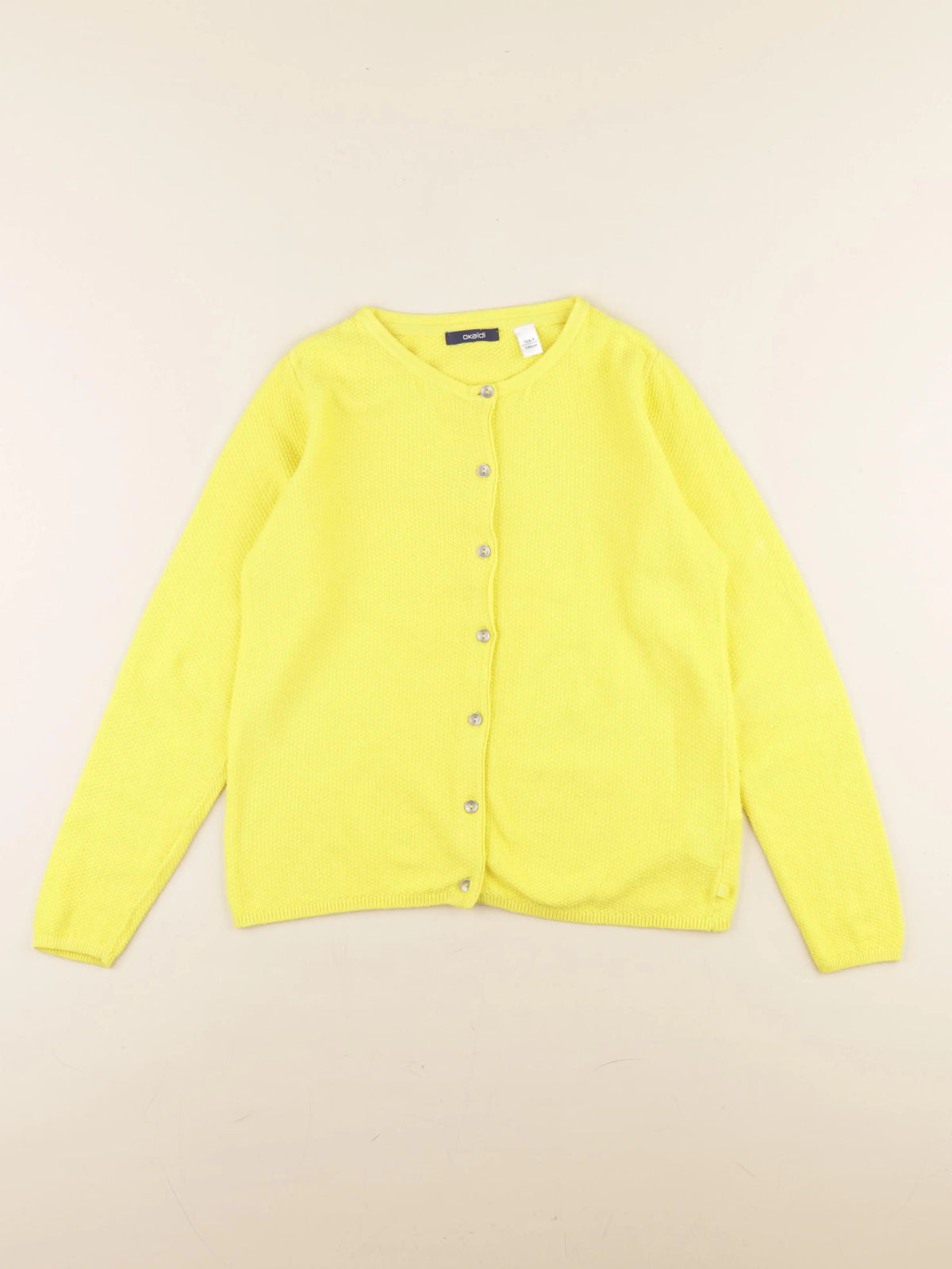 Okaidi - gilet jaune - 10 ans