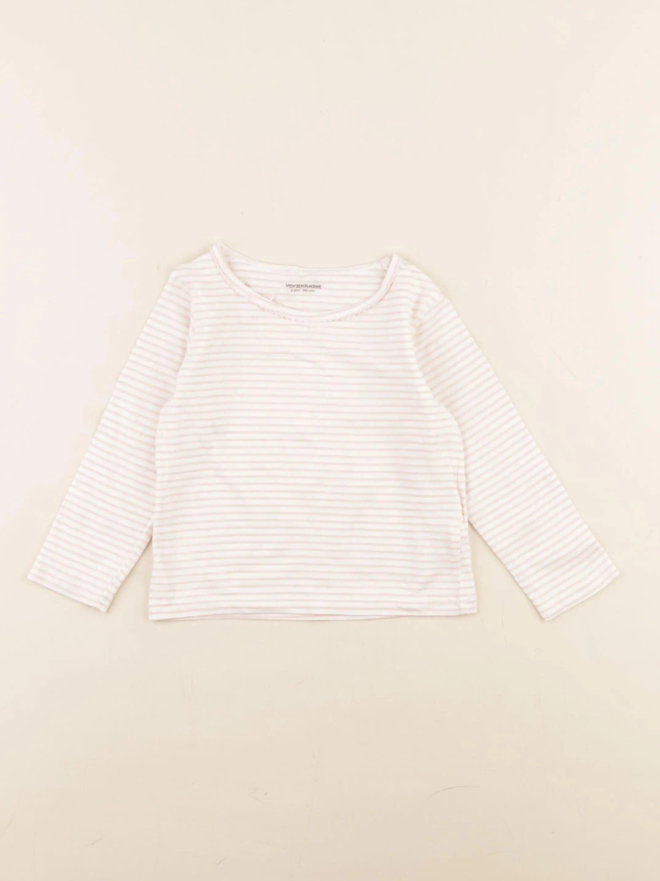 Vertbaudet - maillot de corps rose - 2 ans