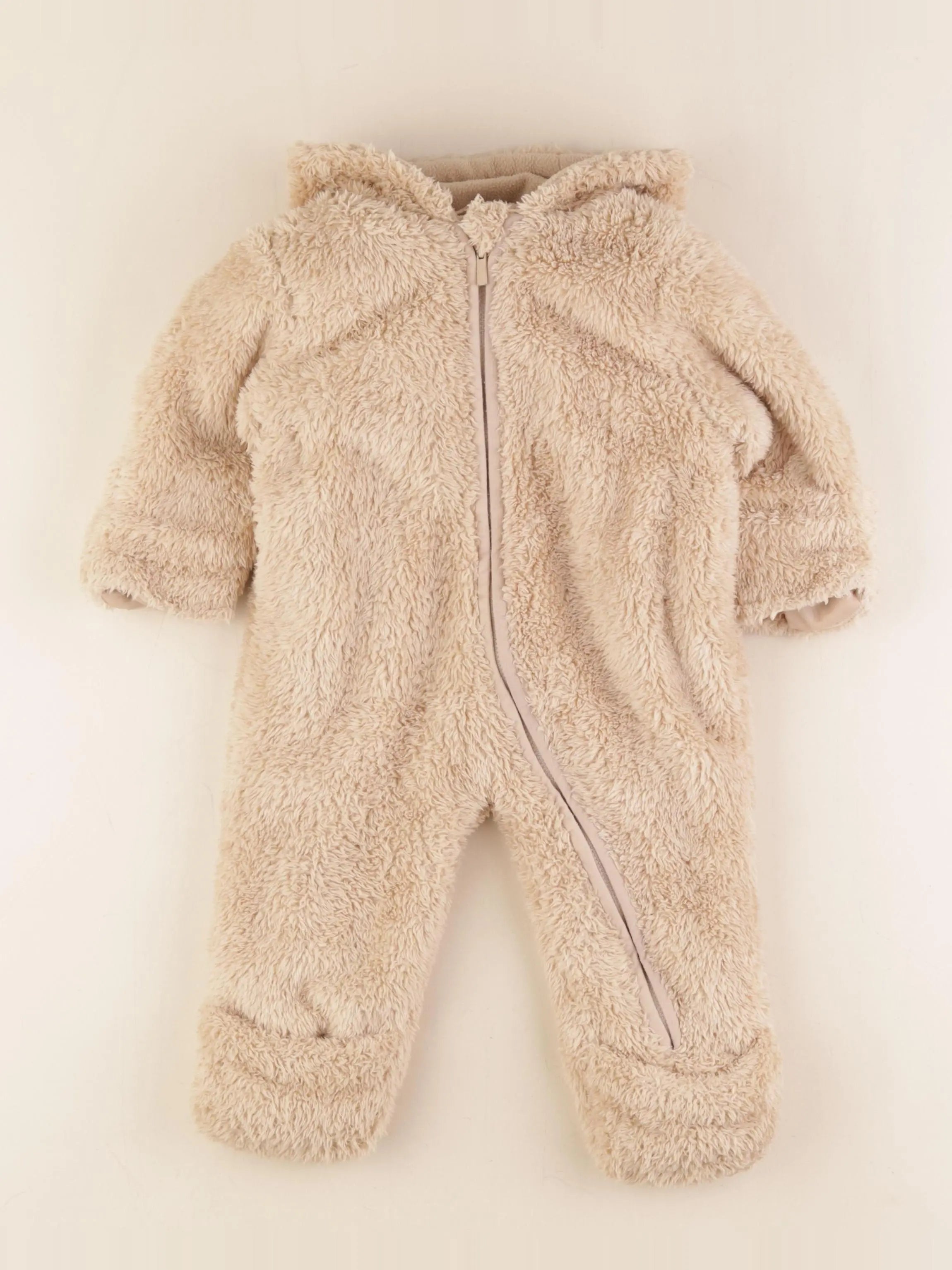 Vertbaudet - combi-pilote beige - 9 mois