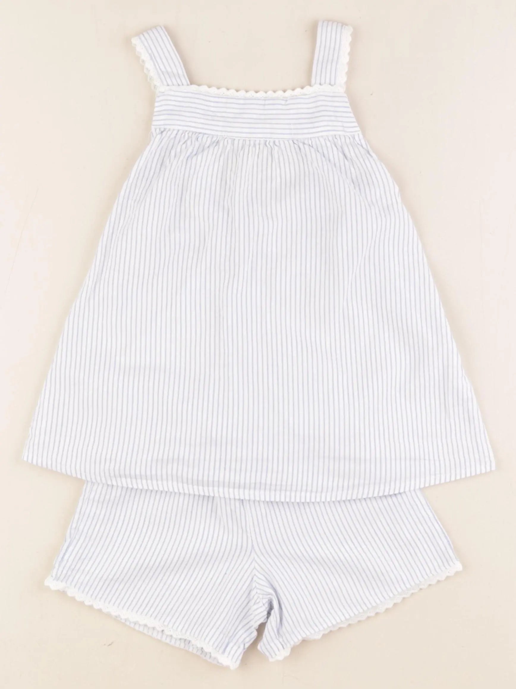 Vertbaudet - pyjama coton bleu - 4 ans