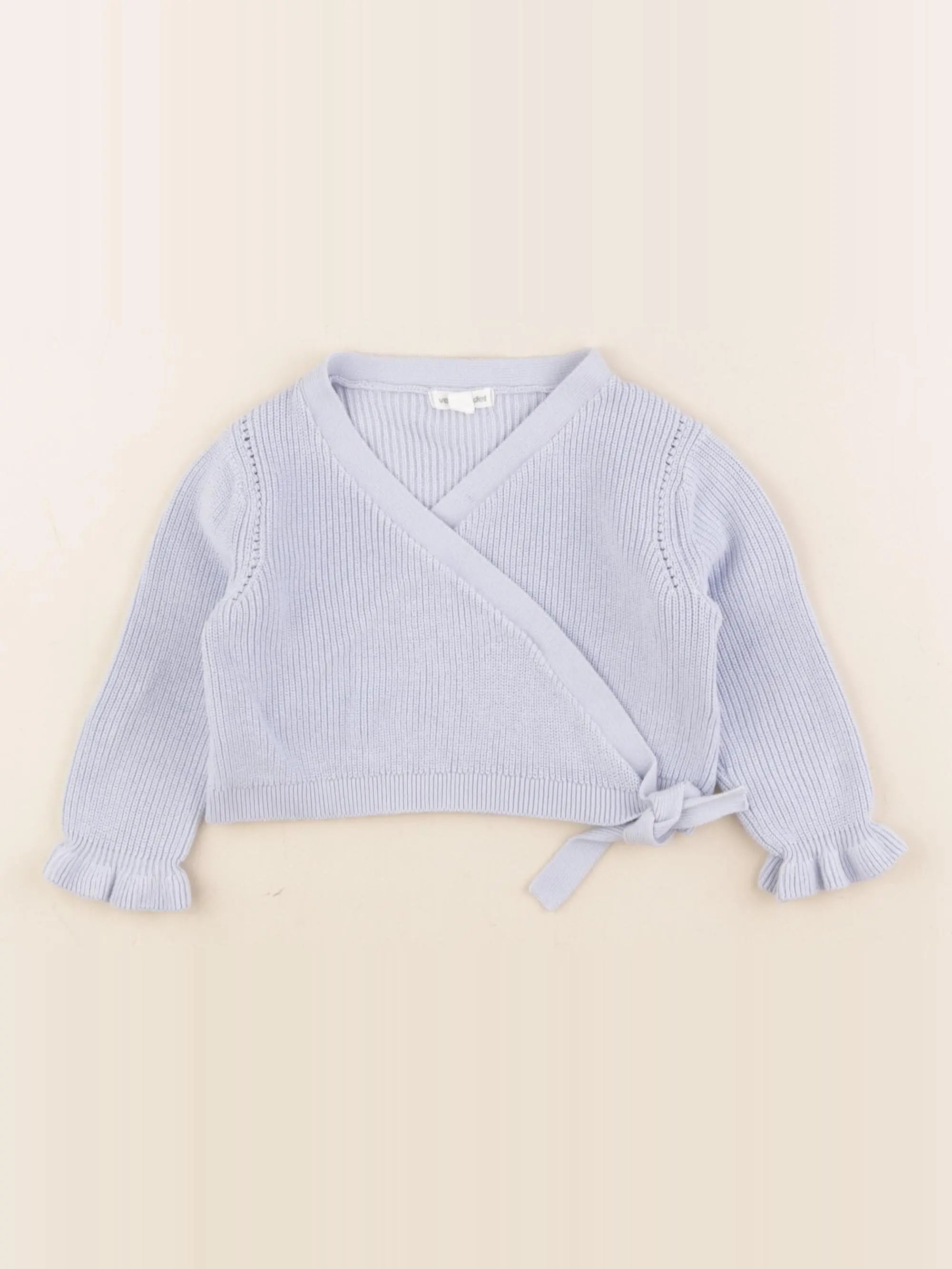 Vertbaudet - gilet bleu - 2 ans