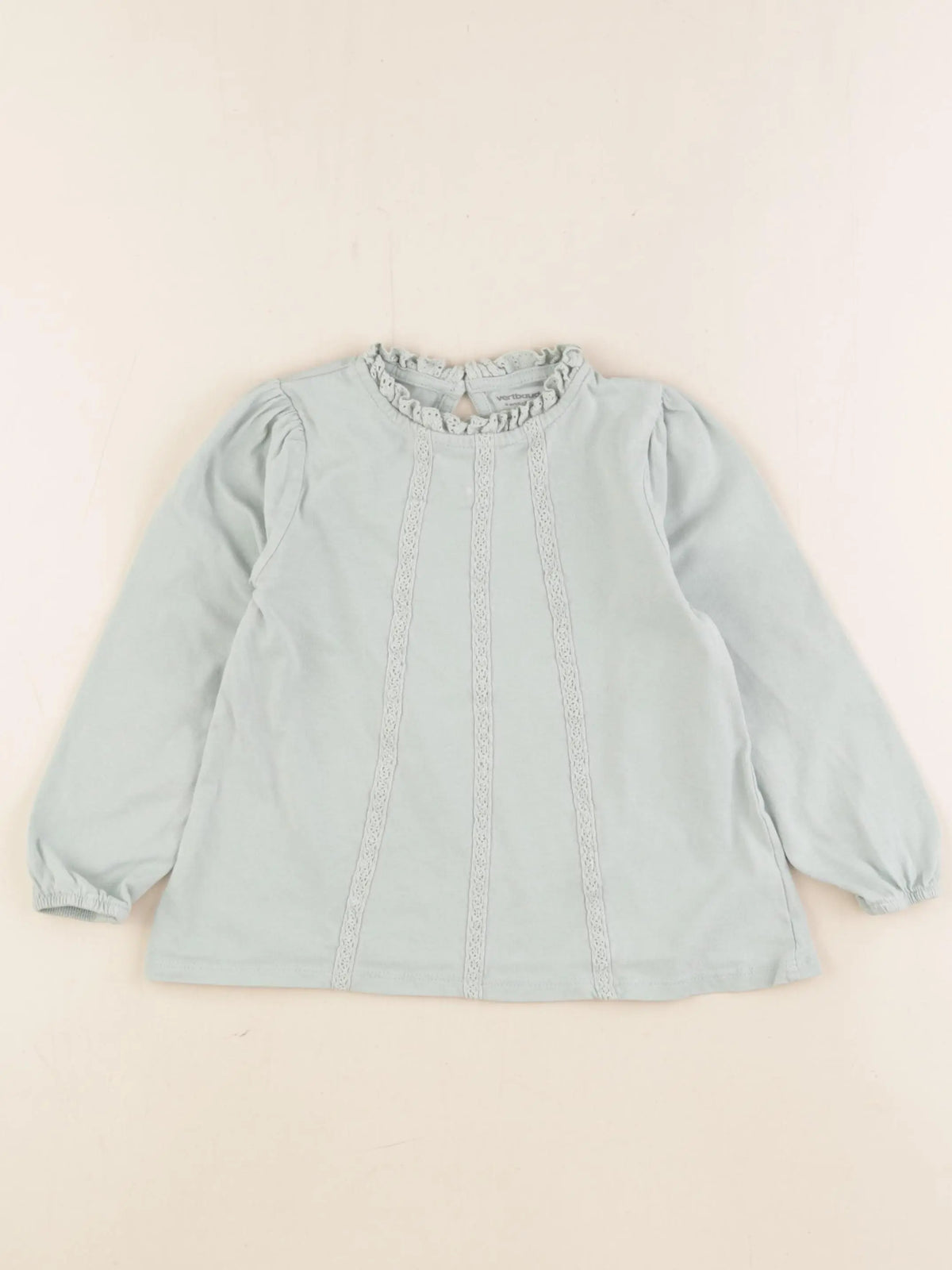 Vertbaudet - tee-shirt vert - 4 ans