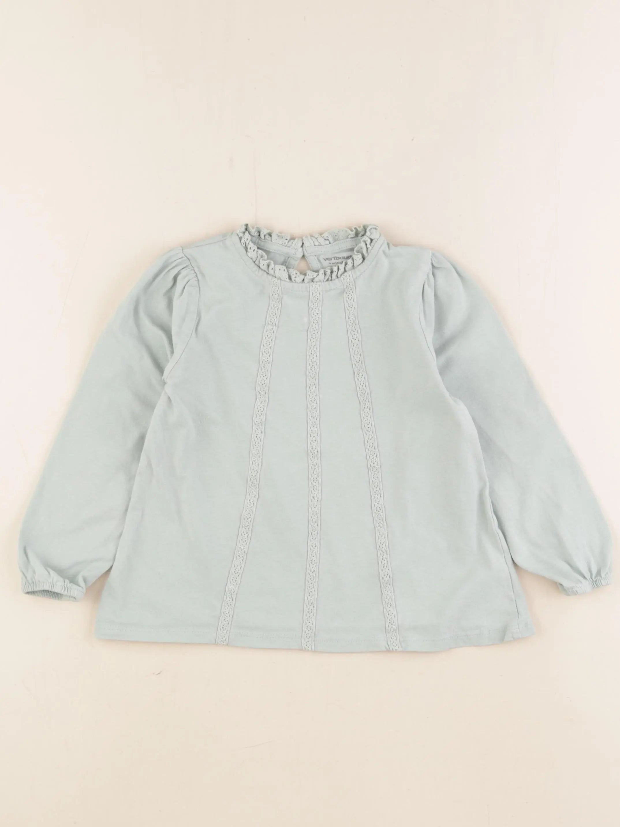 Vertbaudet - tee-shirt vert - 4 ans