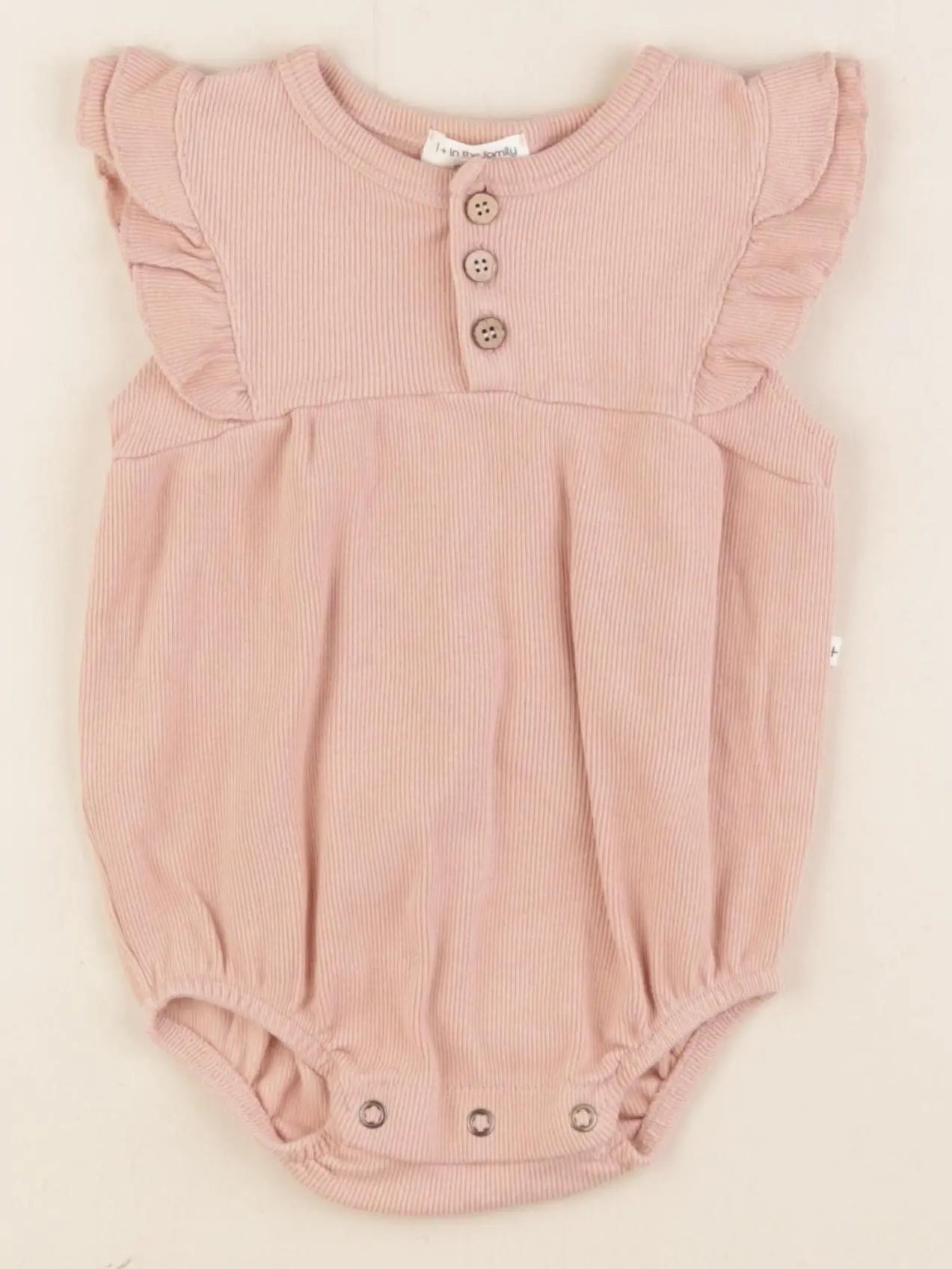 1+ In the family - combinaison rose - 9 mois