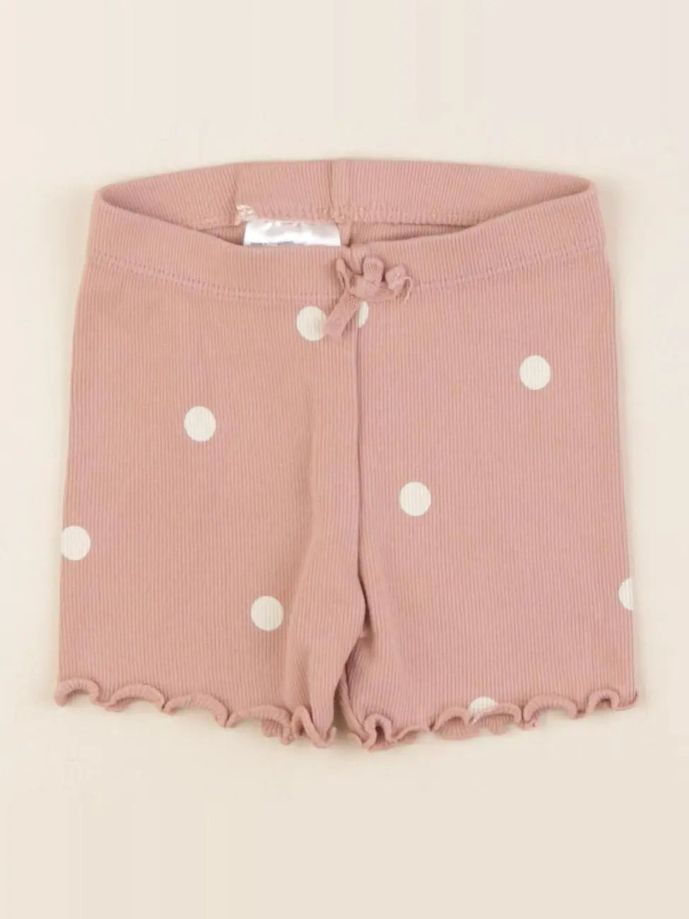 H&M - short rose - 6/9 mois