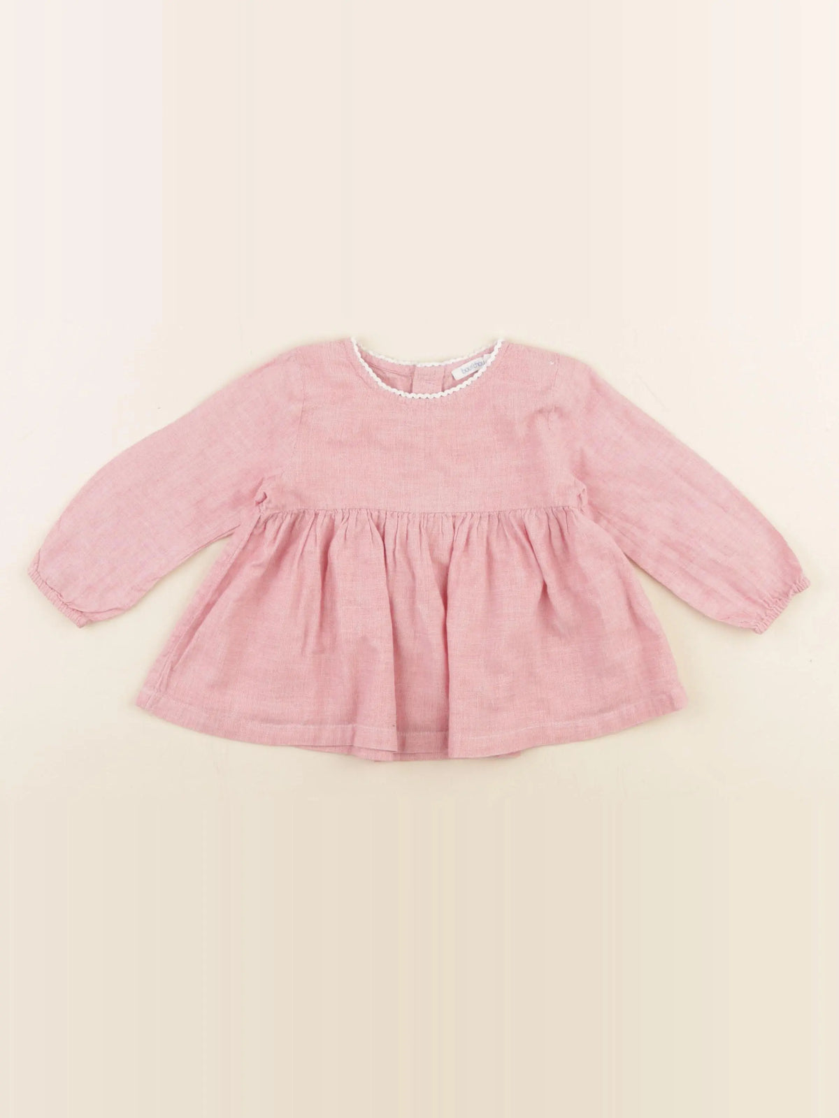 Boutchou - blouse rouge - 9 mois