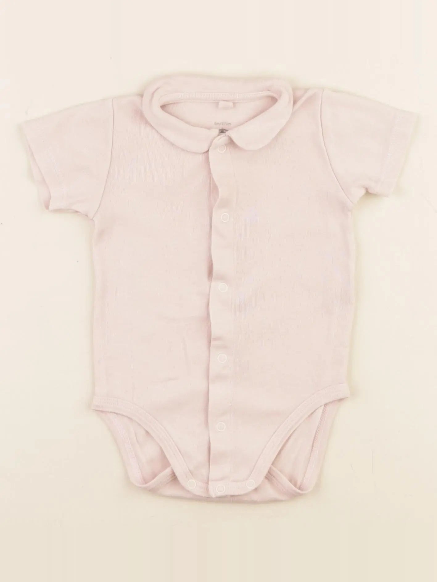 Petit Bateau - body rose - 6 mois