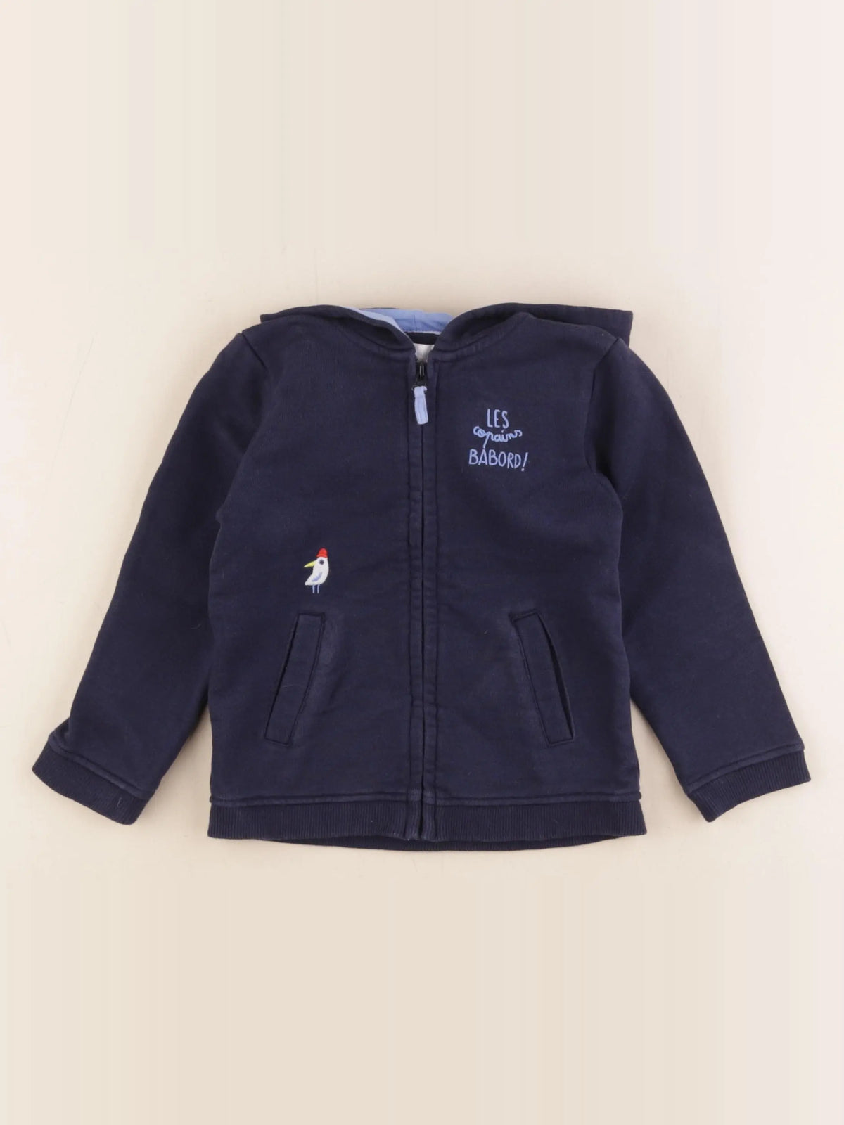 Cadet Rousselle - sweat bleu - 3 ans
