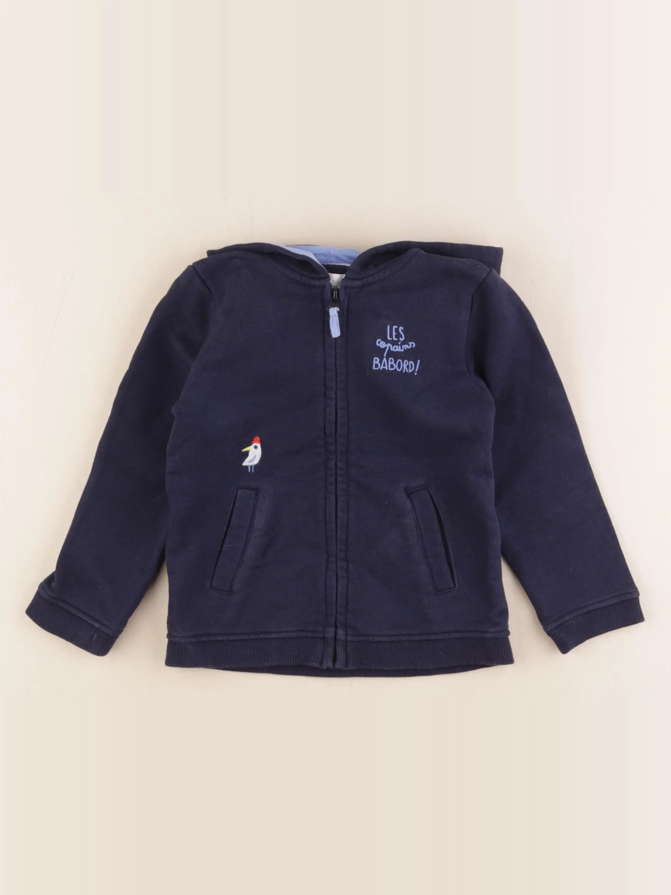 Cadet Rousselle - sweat bleu - 3 ans