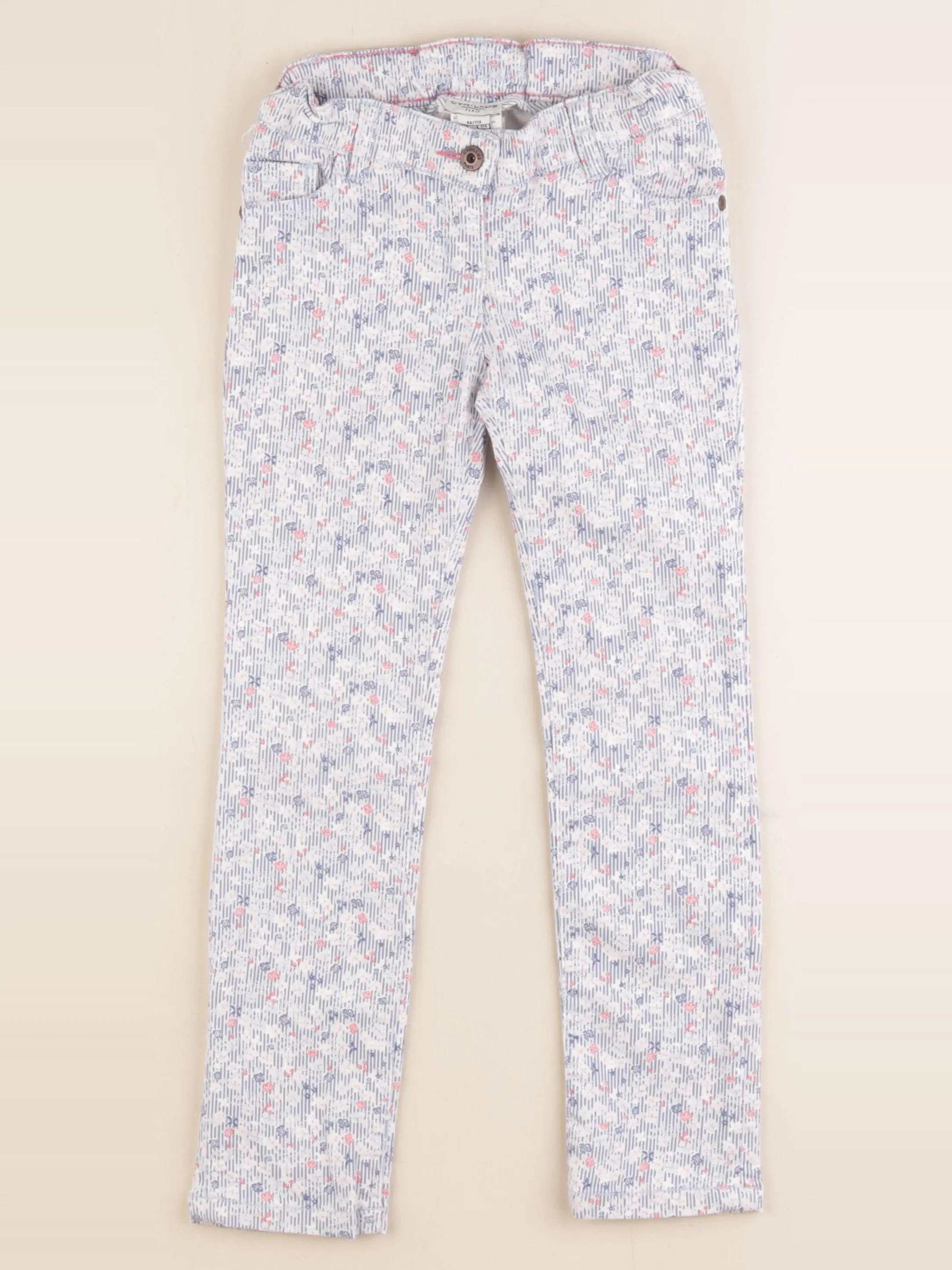Cyrillus - pantalon multicolore - 6 ans