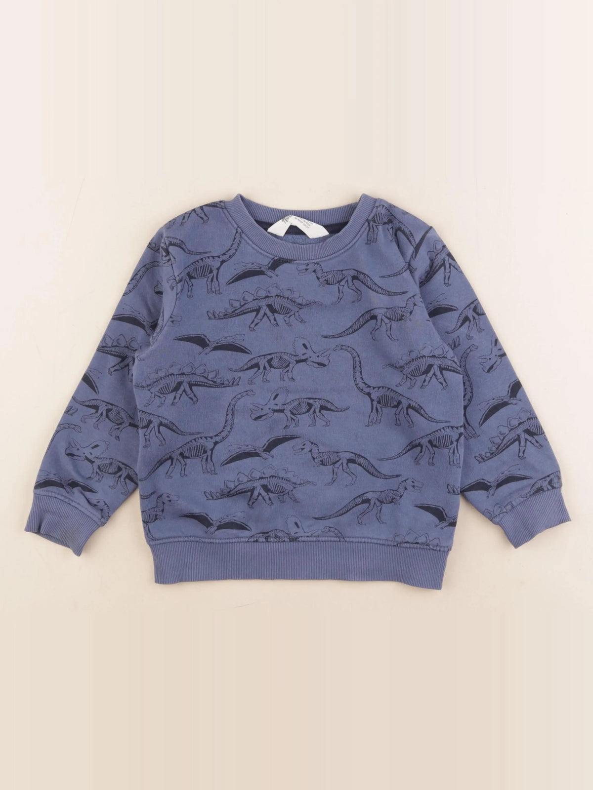 H&M - sweat bleu - 2/4 ans